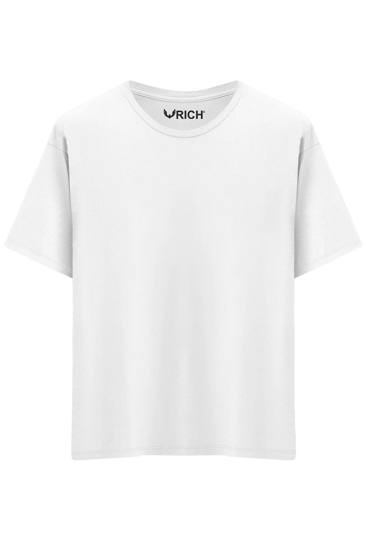 Erkek 3 Lü Paket %100 Pamuk Oversize Tişört Basic Bisiklet Yaka Kısa Kollu T-Shirt