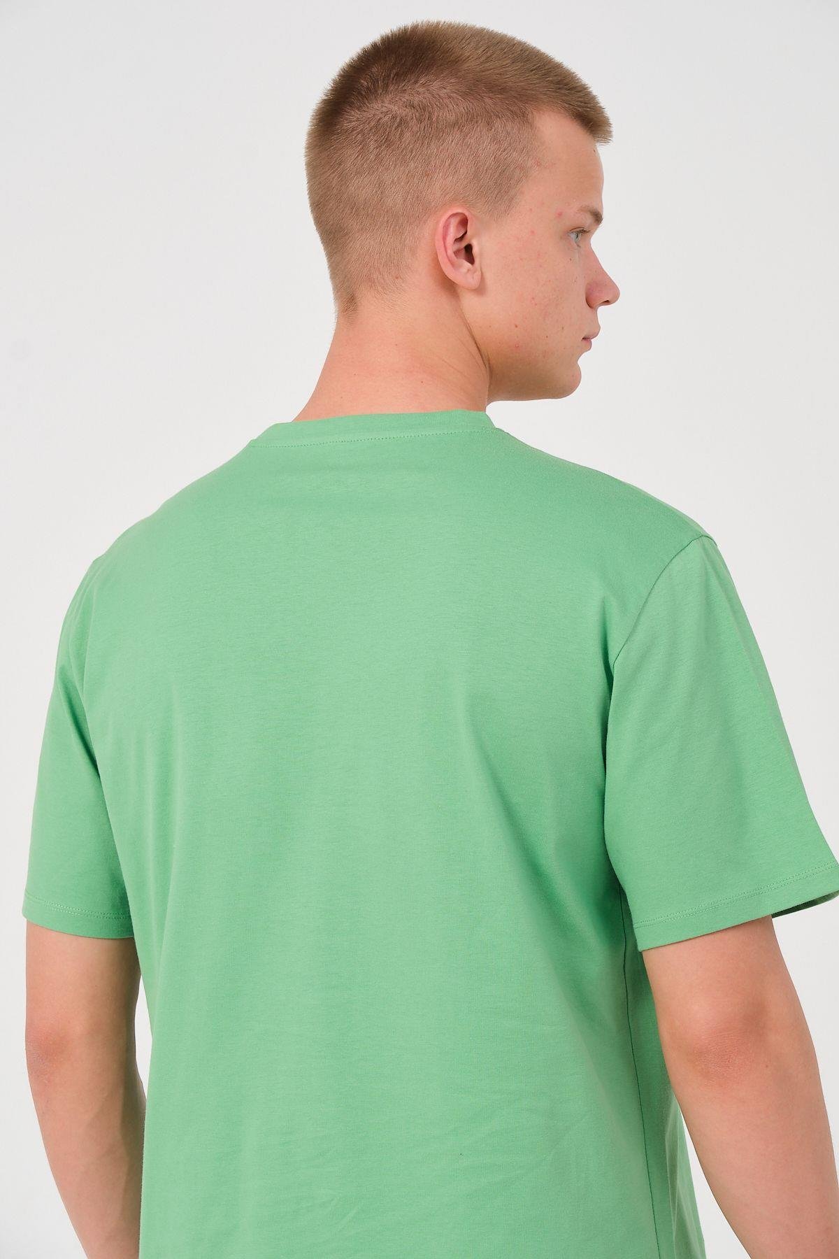Erkek 3 Lü Paket %100 Pamuk Oversize Tişört Basic Bisiklet Yaka Kısa Kollu T-Shirt