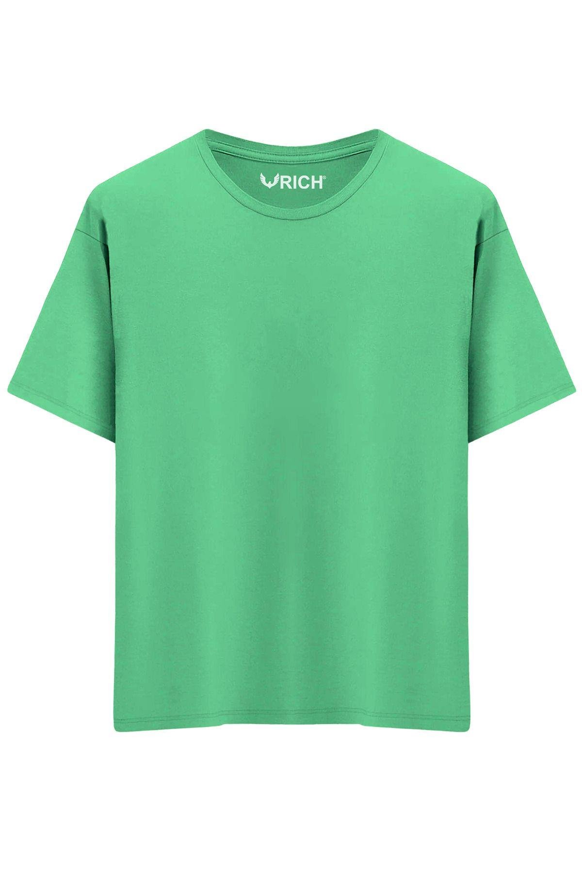 Erkek 3 Lü Paket %100 Pamuk Oversize Tişört Basic Bisiklet Yaka Kısa Kollu T-Shirt