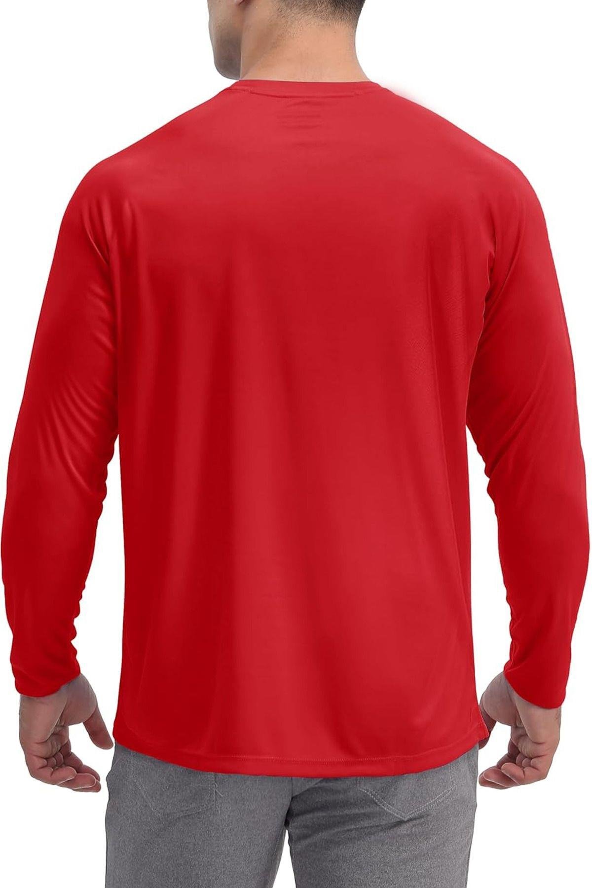 Erkek 3'lü Paket Basic Uzun Kollu Tişört Sporcu Body T-shirt
