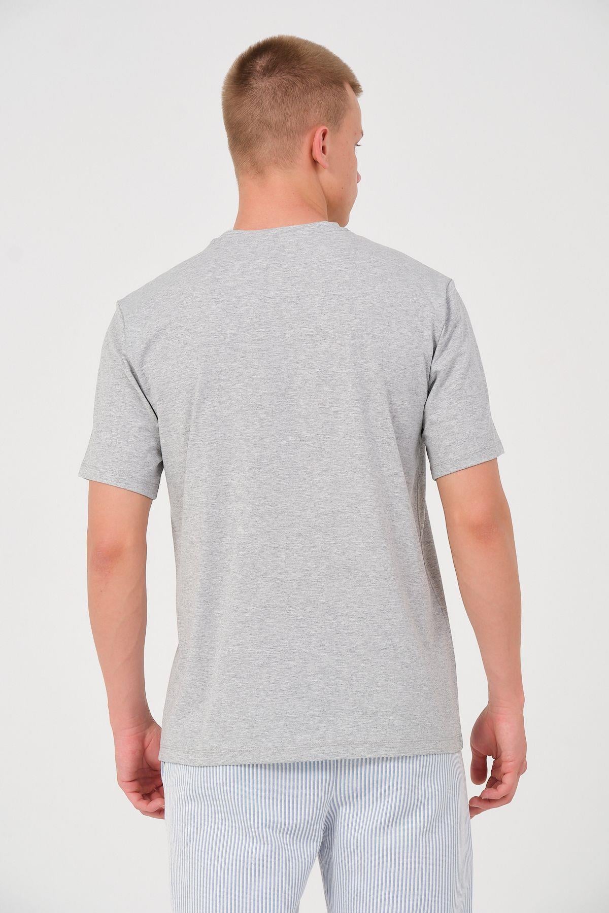 Erkek 4 Lü Paket %100 Pamuk Oversize Tişört Basic Bisiklet Yaka Kısa Kollu T-Shirt