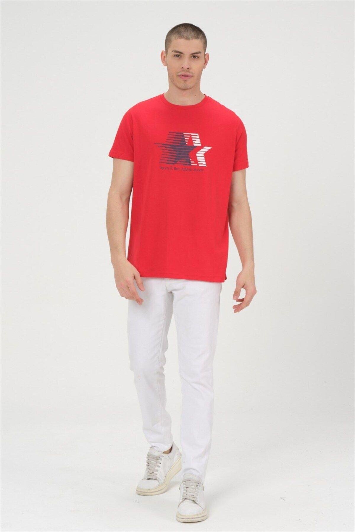 Erkek Basic T-shirt %100 Pamuk Tişört