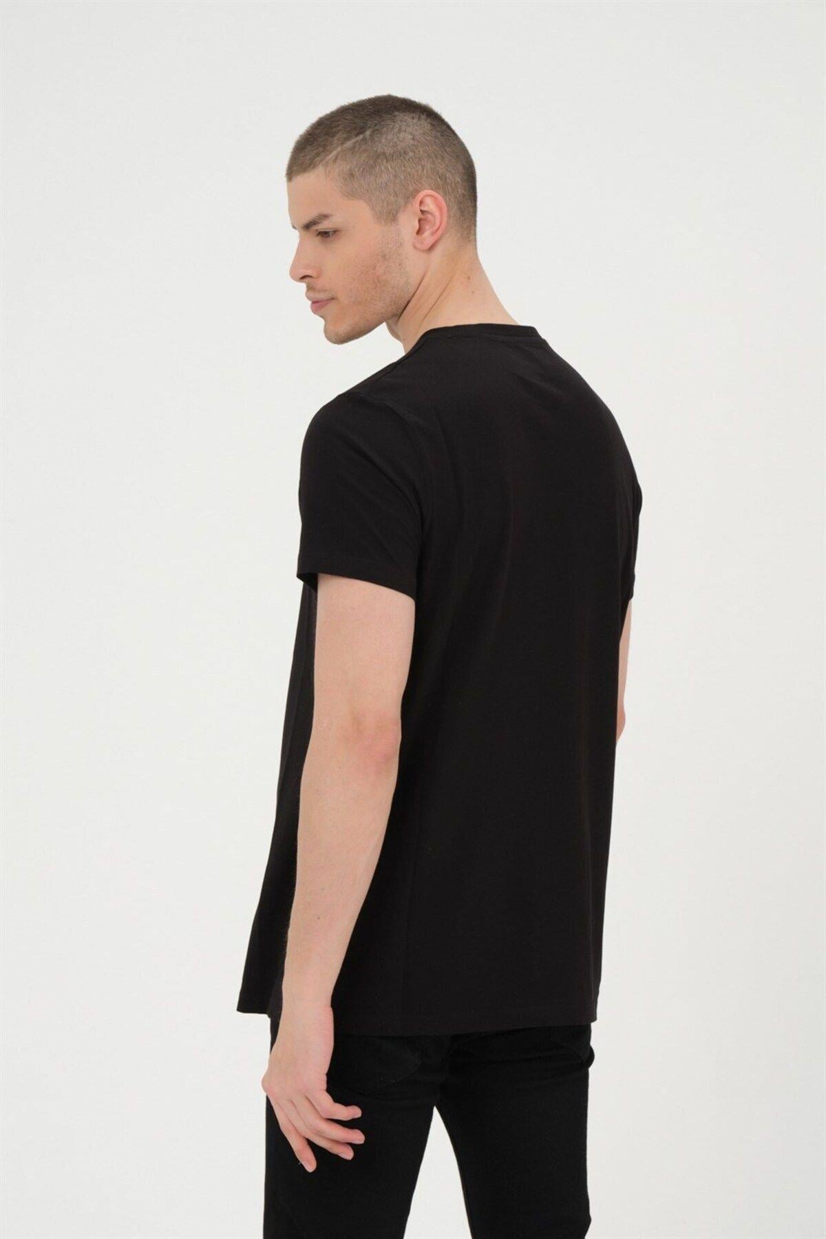 Erkek Basic T-shirt %100 Pamuk Tişört