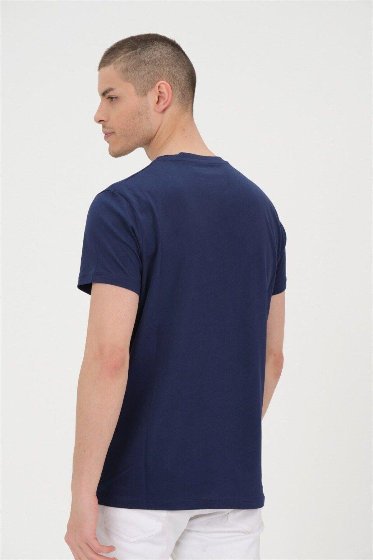 Erkek Basic T-shirt %100 Pamuk Tişört