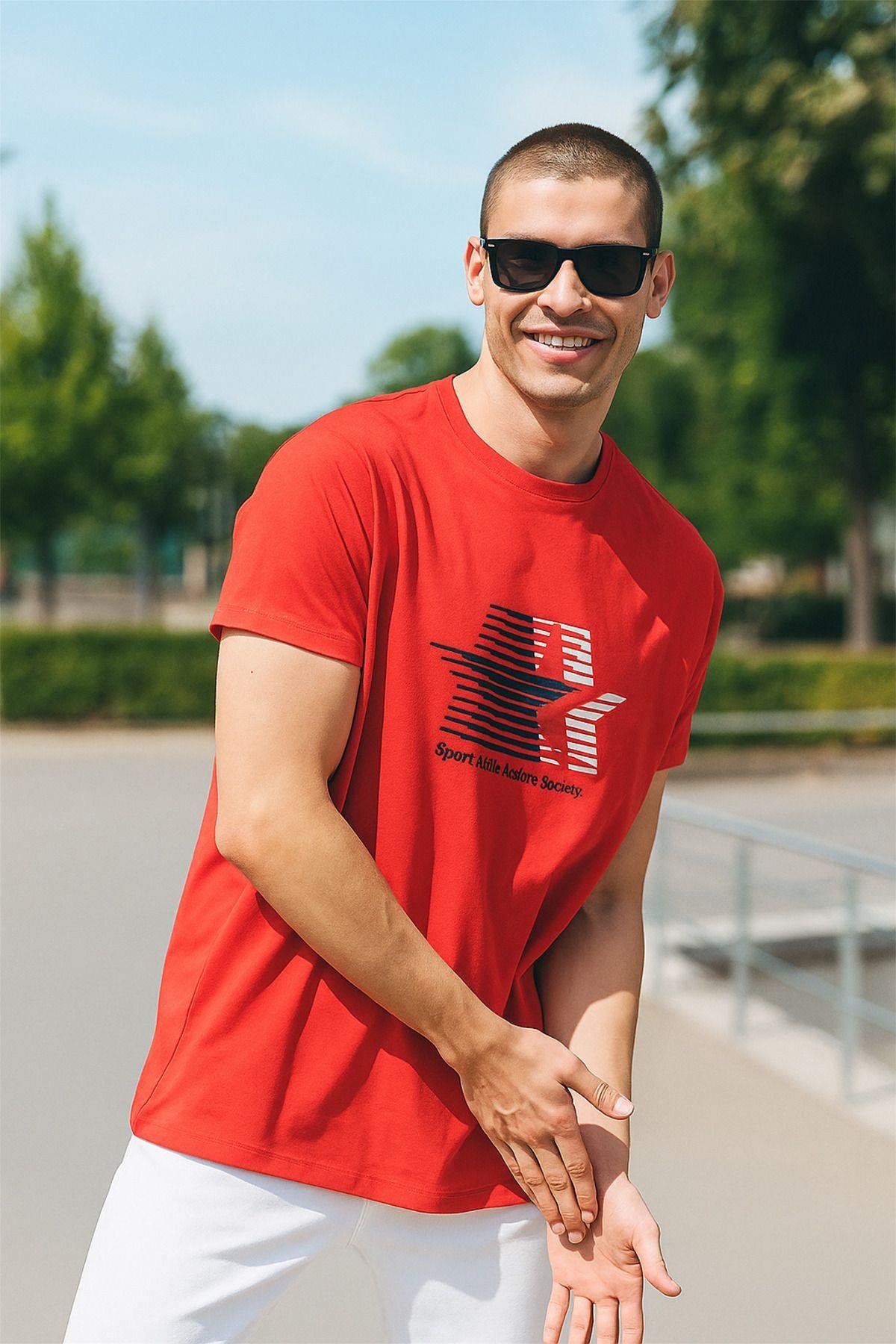 Erkek Basic T-shirt %100 Pamuk Tişört
