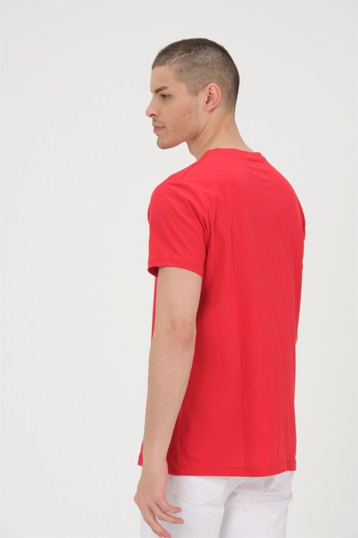 Erkek Basic T-shirt %100 Pamuk Tişört
