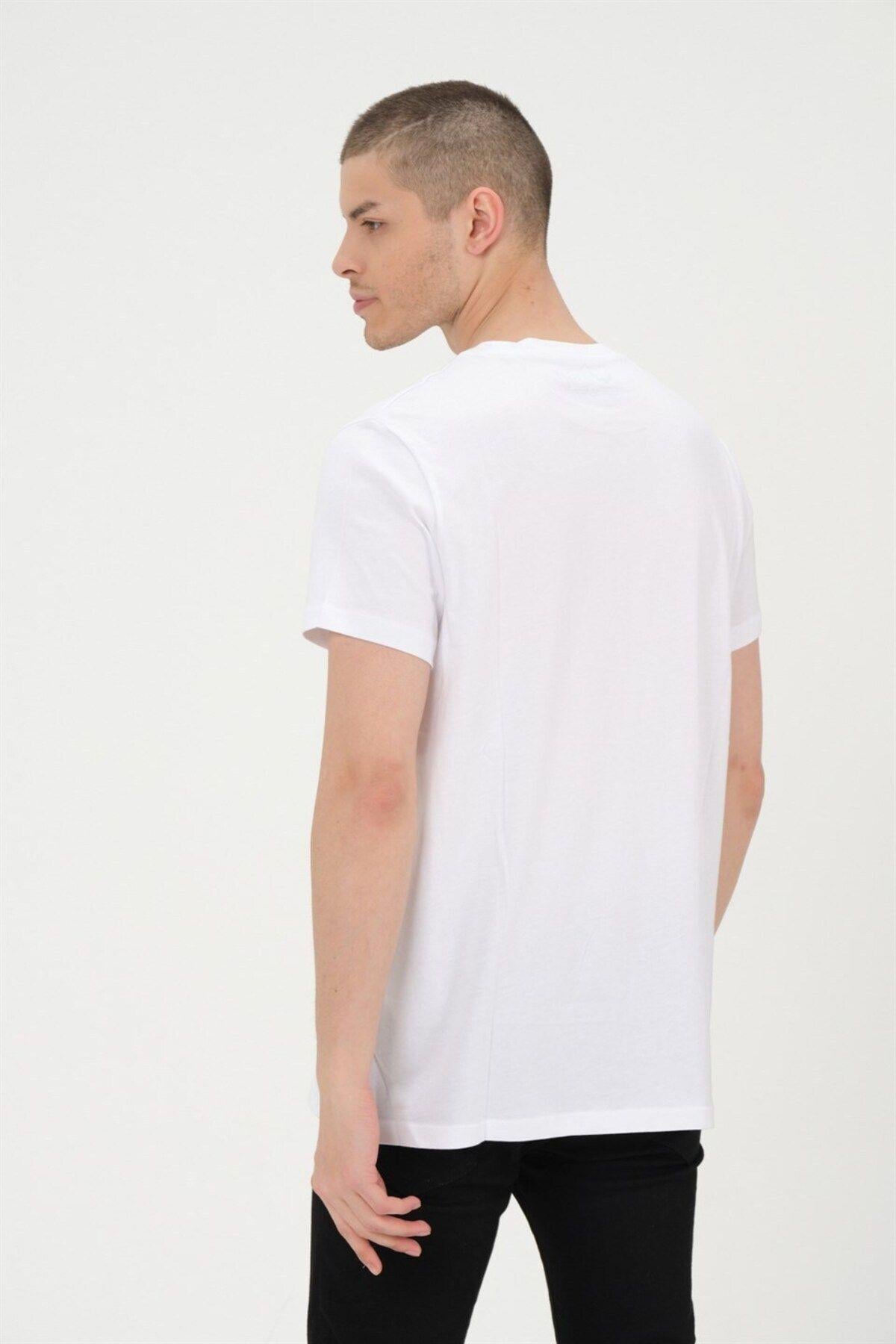 Erkek Basic T-shirt %100 Pamuk Tişört