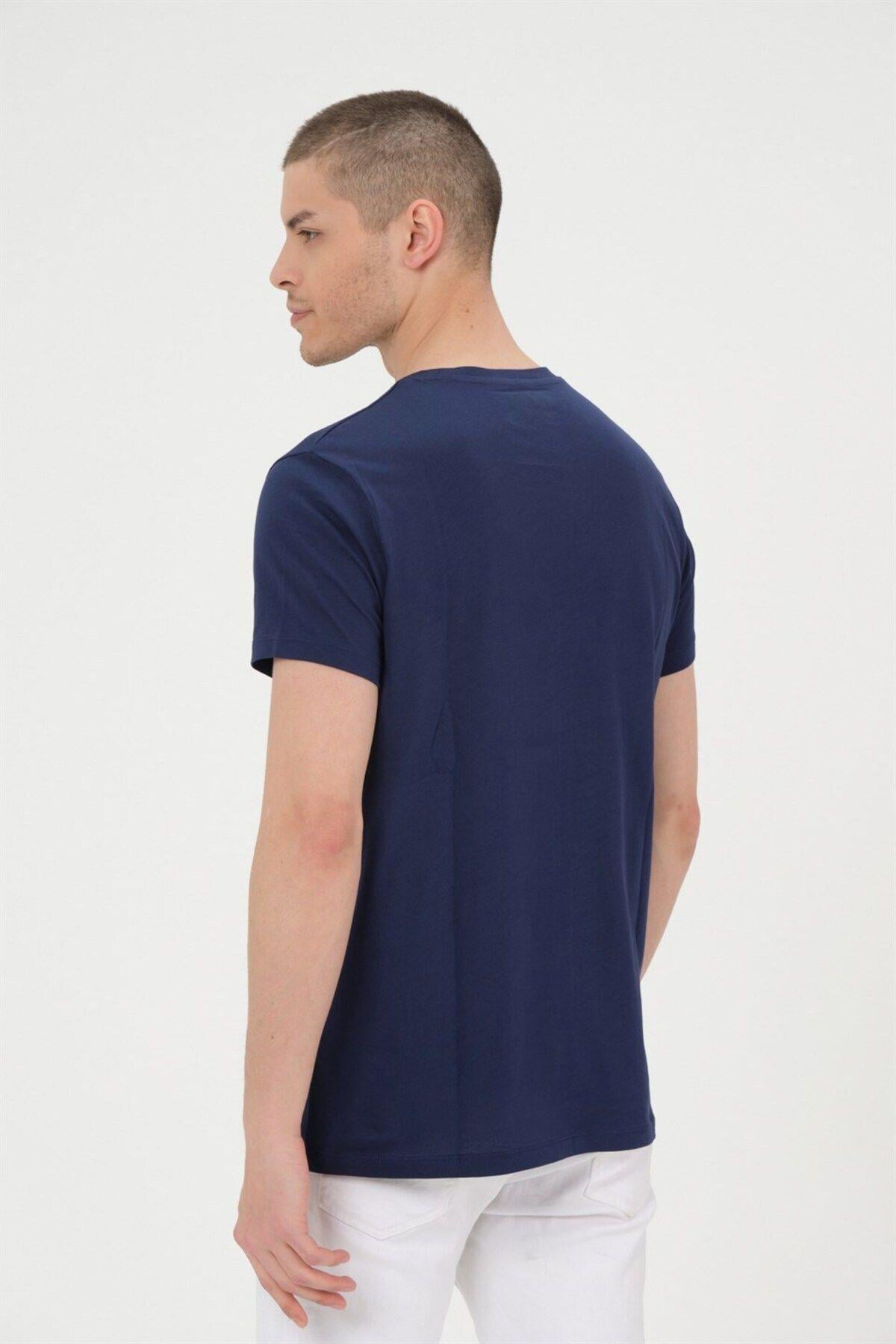 Erkek Basıc T-shirt %100 Pamuk Tişört Yeni Sezon