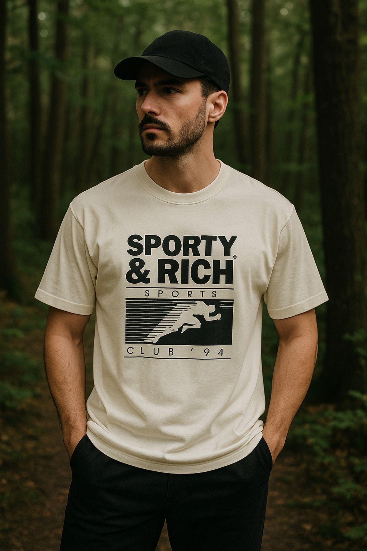 Erkek Basic T-shirt Oversize Rahat Kalıp %100 Pamuk Bisiklet Yaka Kısa Kollu Tişört