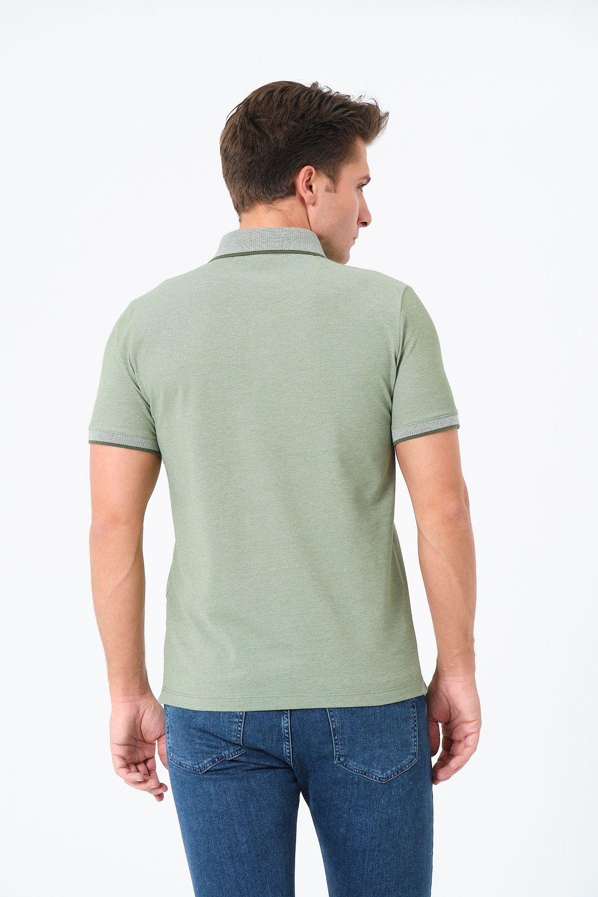 Erkek Basic Tişört Polo Yaka T-shirt