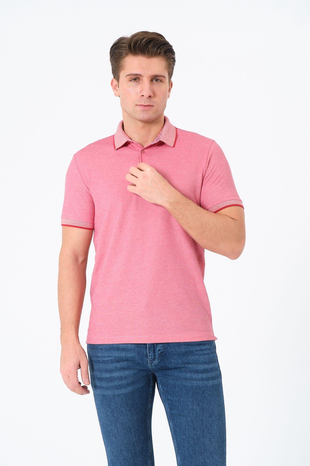 Erkek Basic Tişört Polo Yaka T-shirt