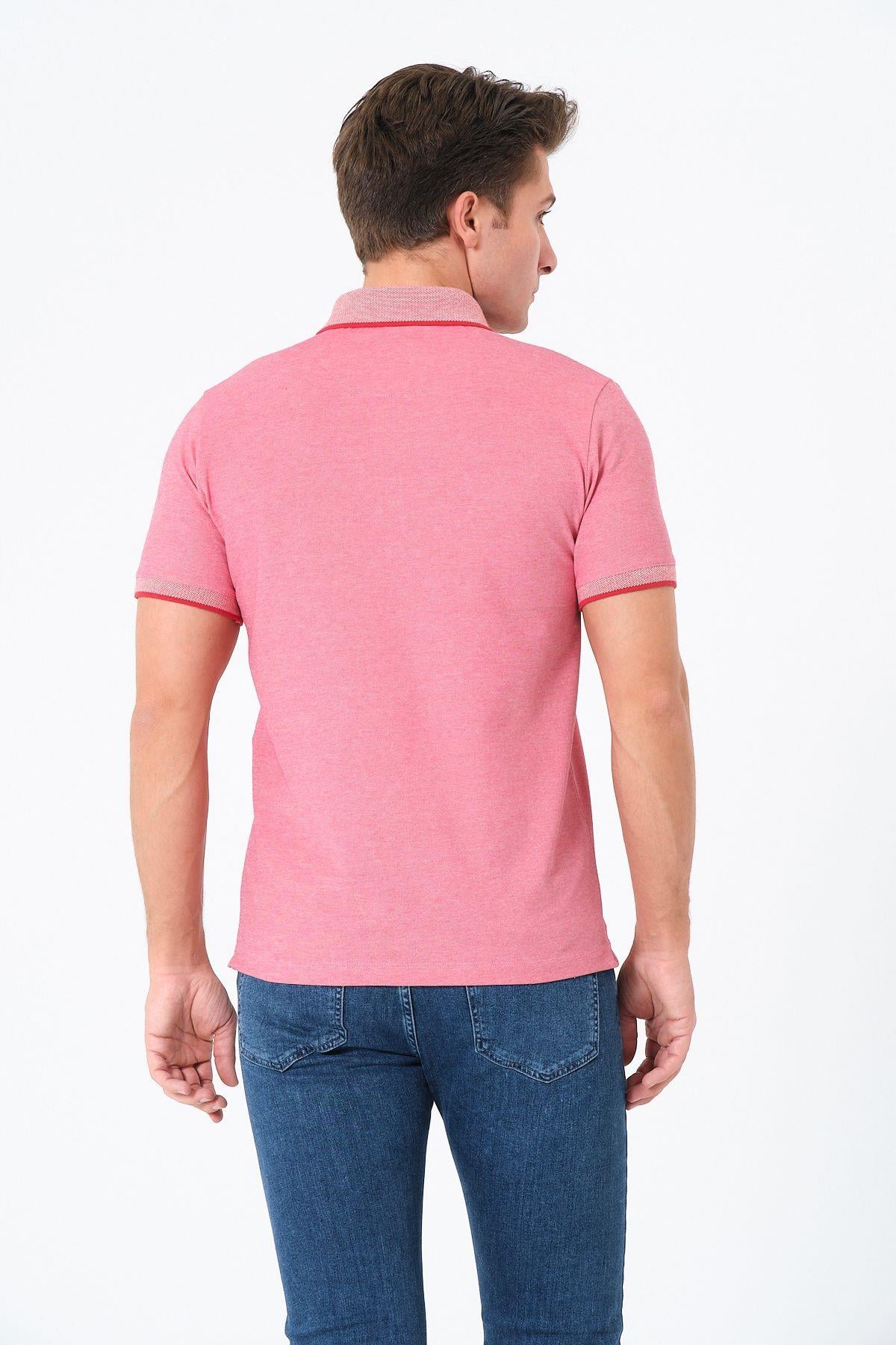 Erkek Basic Tişört Polo Yaka T-shirt