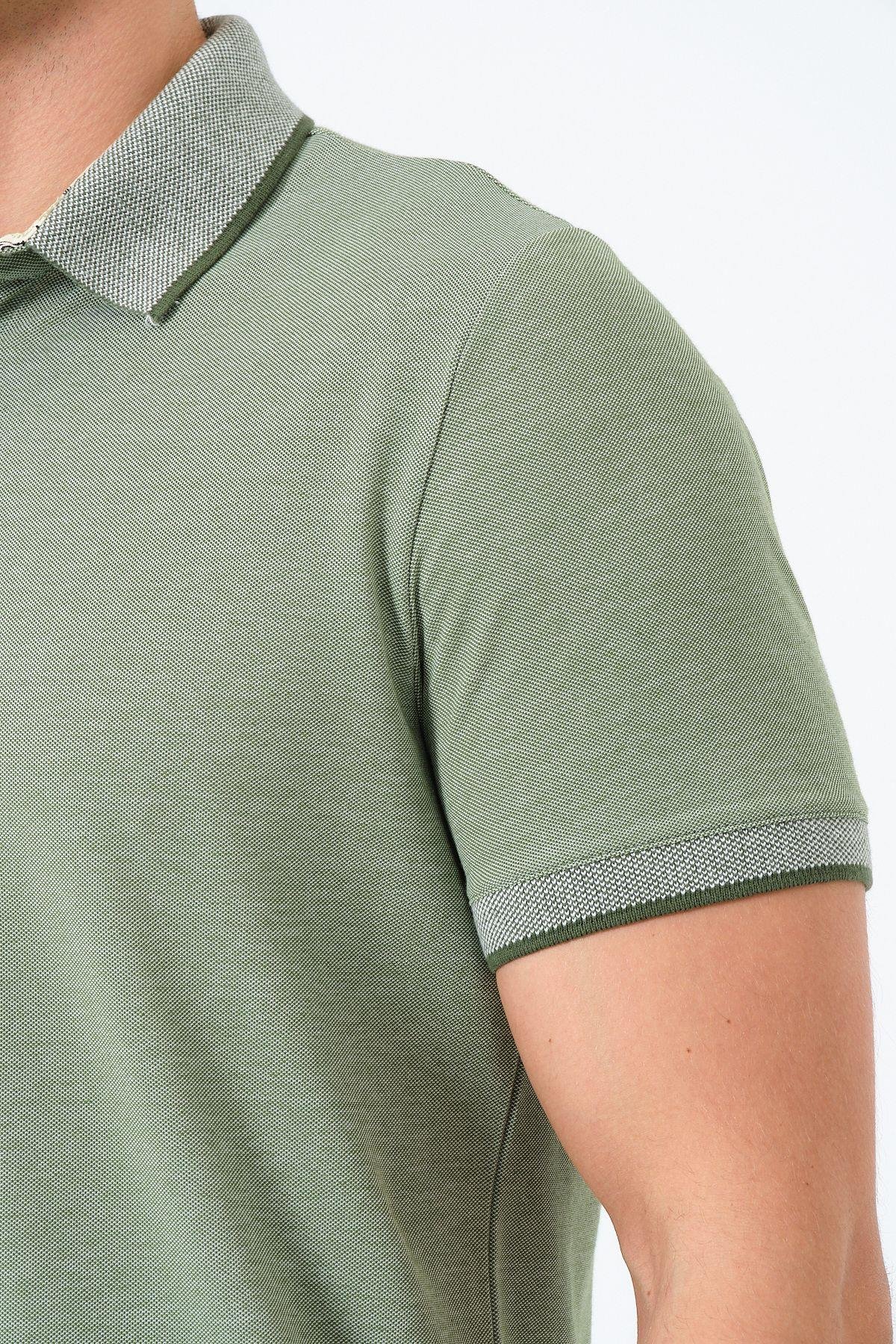 Erkek Basic Tişört Polo Yaka T-shirt