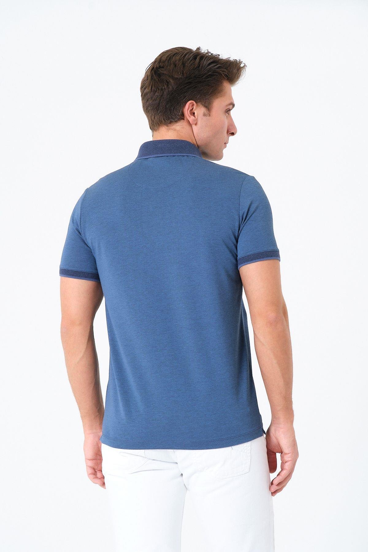 Erkek Basic Tişört Polo Yaka T-shirt