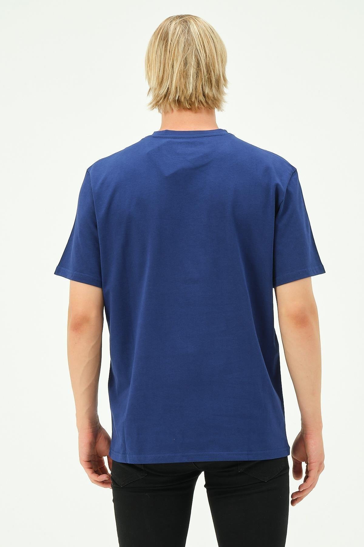 Erkek Nakış Baskılı Spor Oversize Tişört tshirt