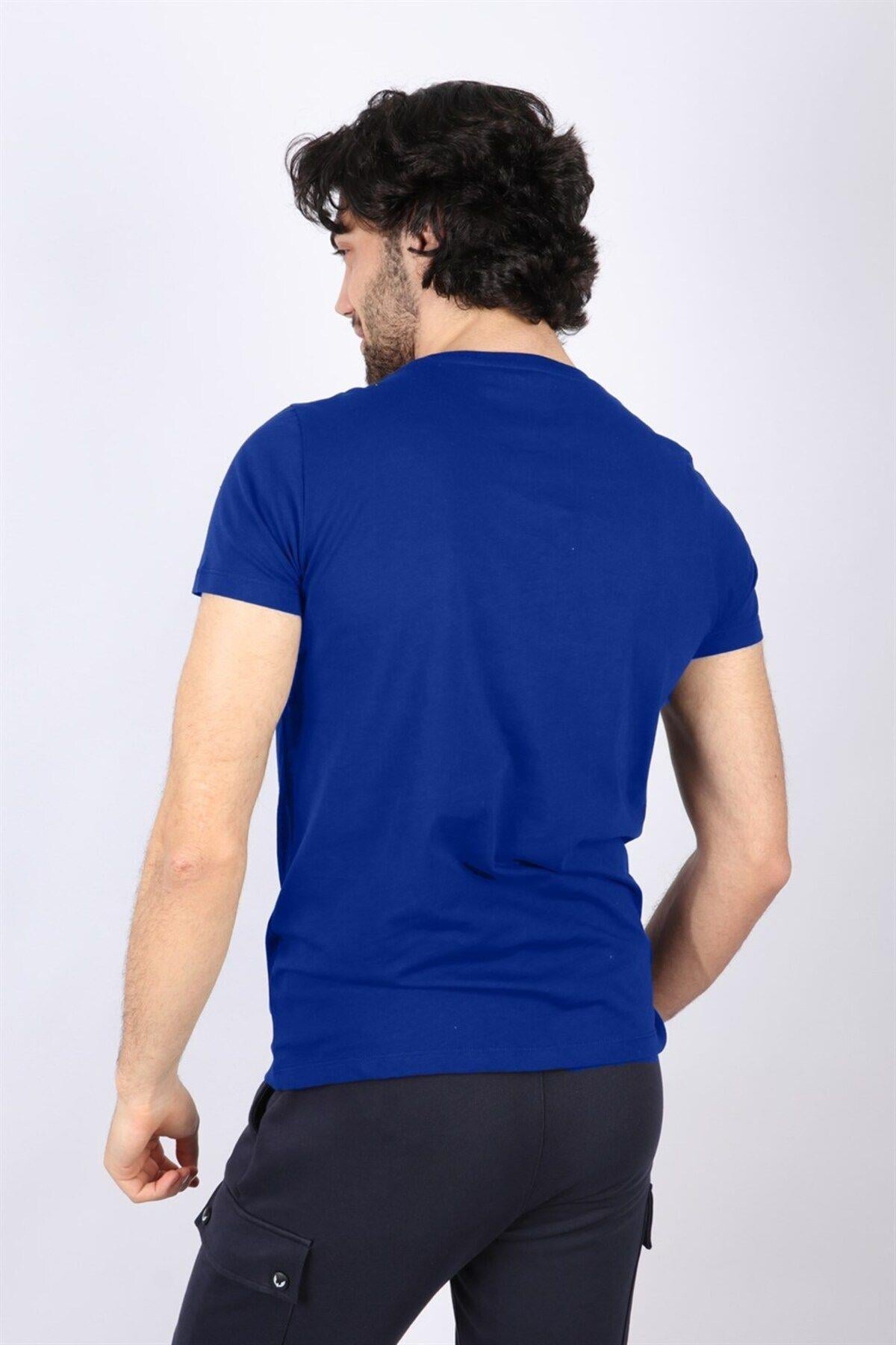 Erkek Nakış Baskılı T-shirt