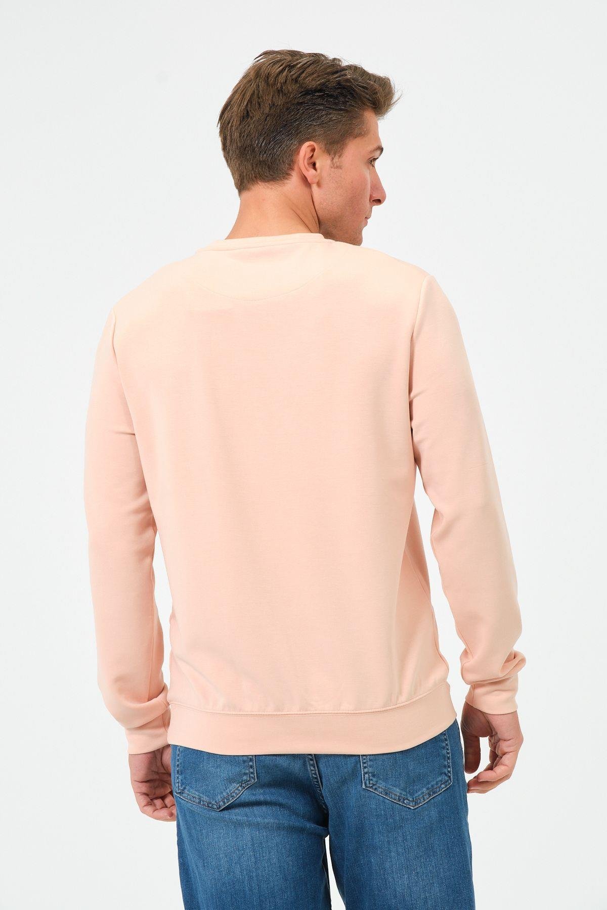Erkek Oversize Bisiklet Yaka Sucuba Sweatshirt