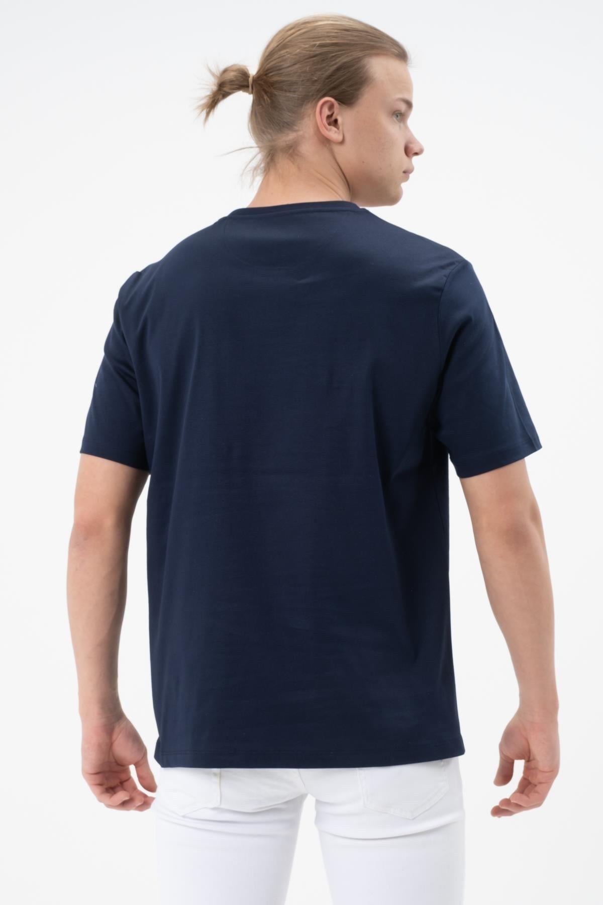 Erkek Tişört Merserize T-shirt Oversize Tshirt