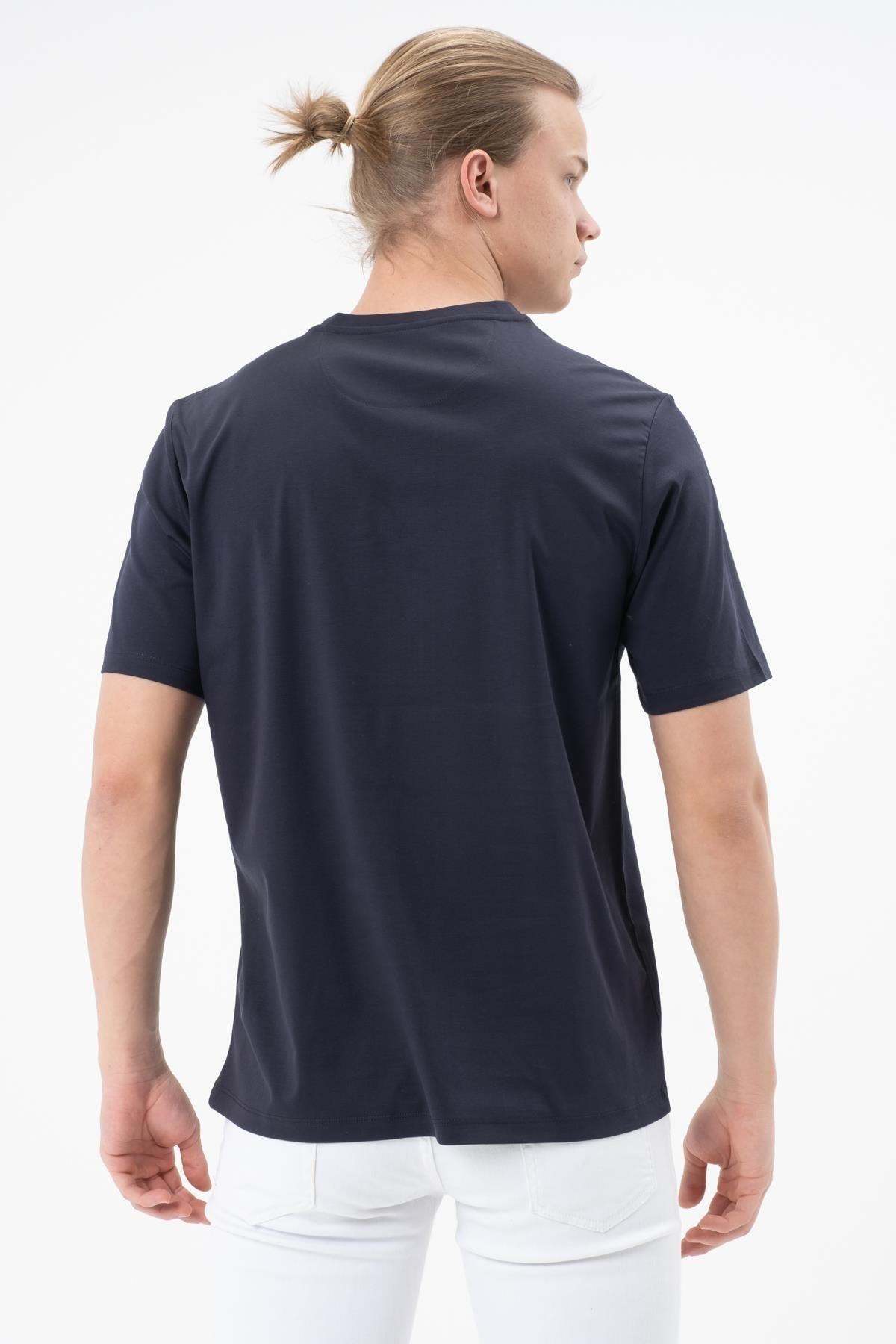Erkek Tişört Merserize T-shirt Oversize Tshirt