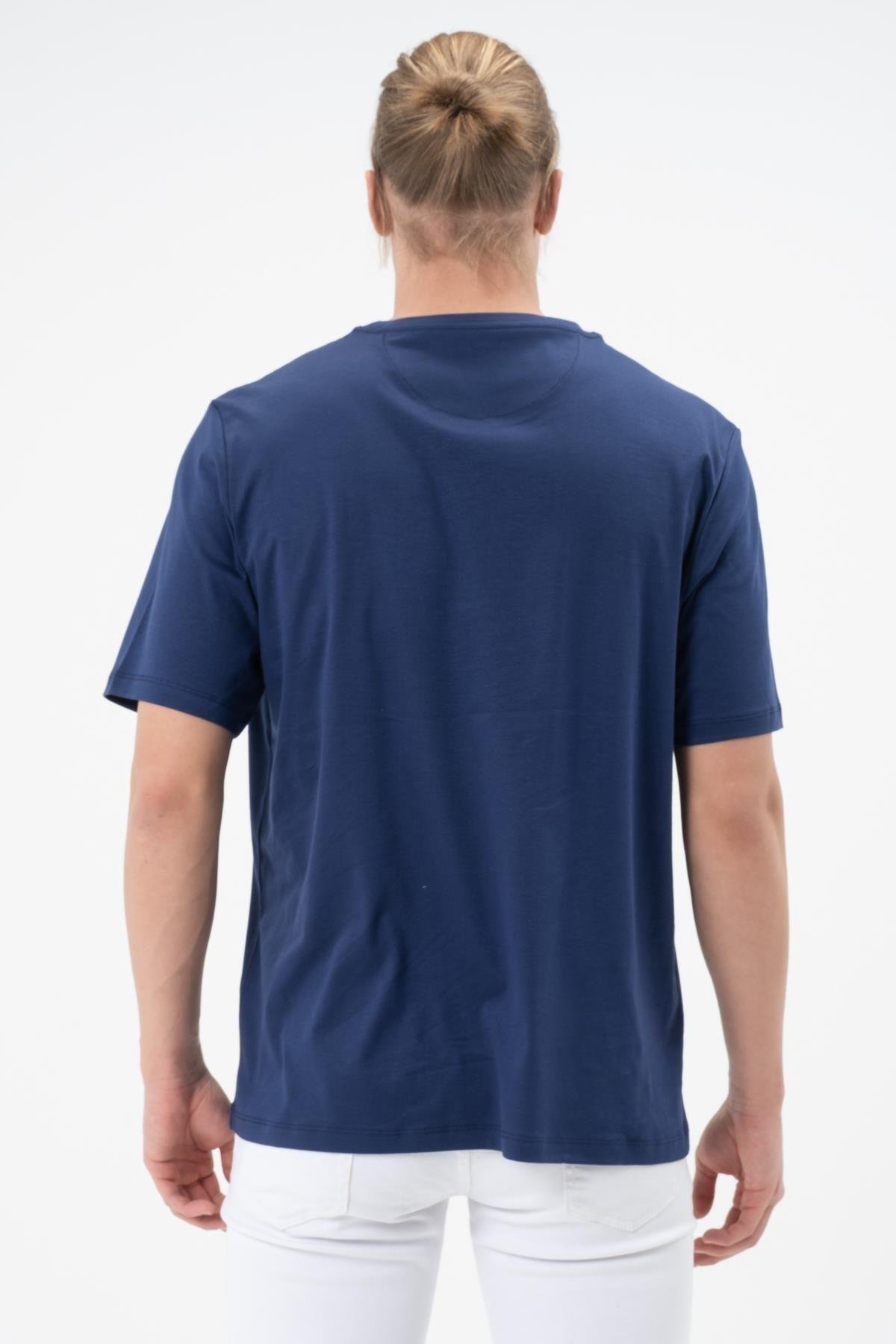 Erkek Tişört Merserize T-shirt Oversize Tshirt