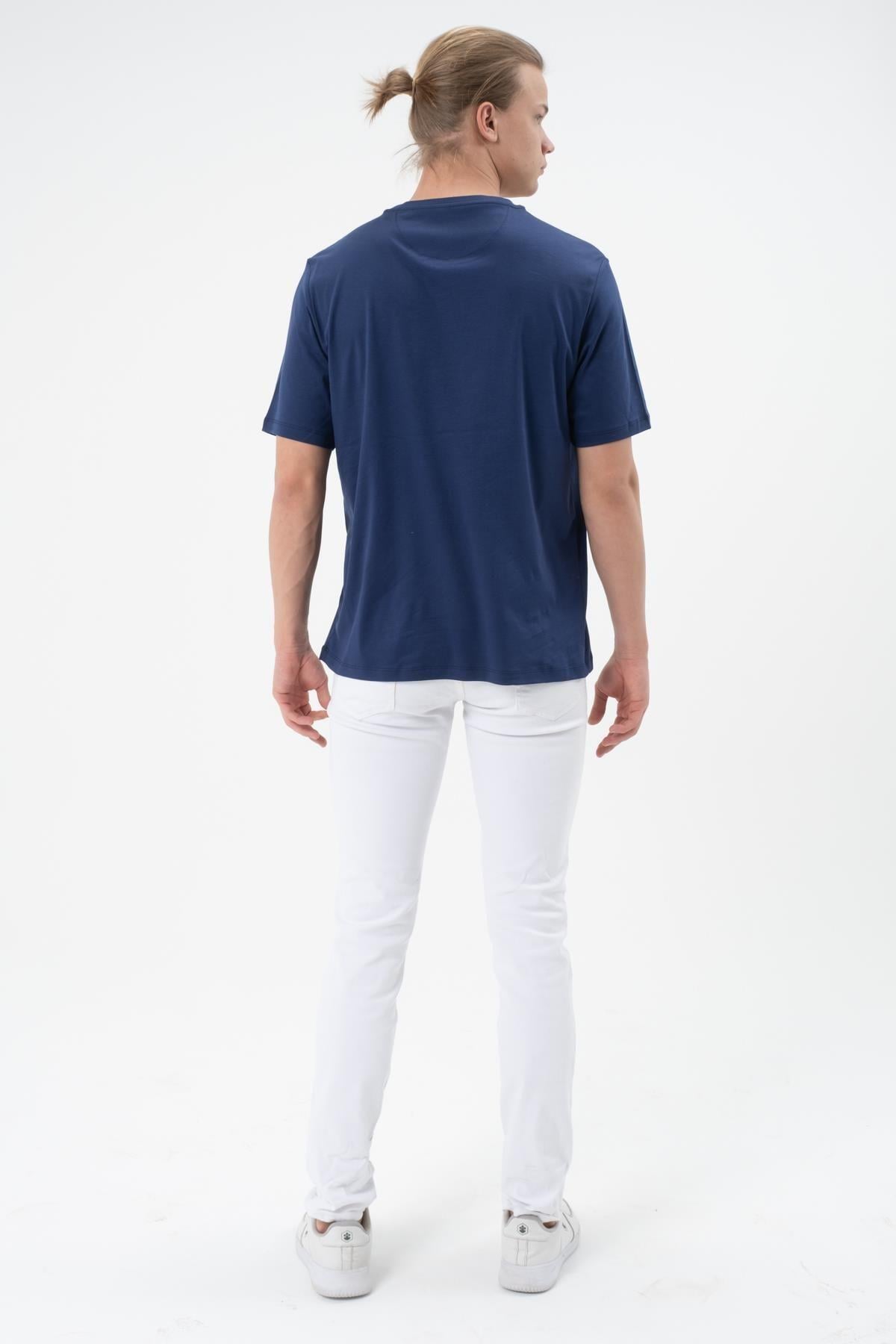 Erkek Tişört Merserize T-shirt Oversize Tshirt