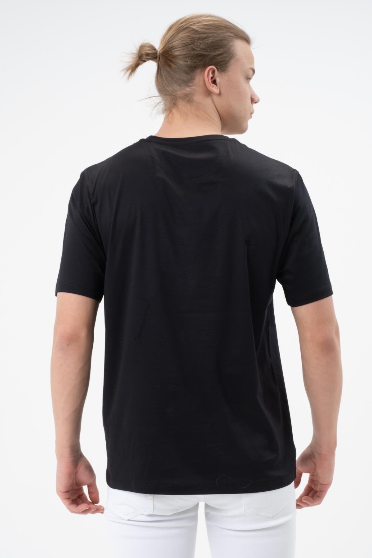 Erkek Tişört Merserize T-shirt Oversize Tshirt
