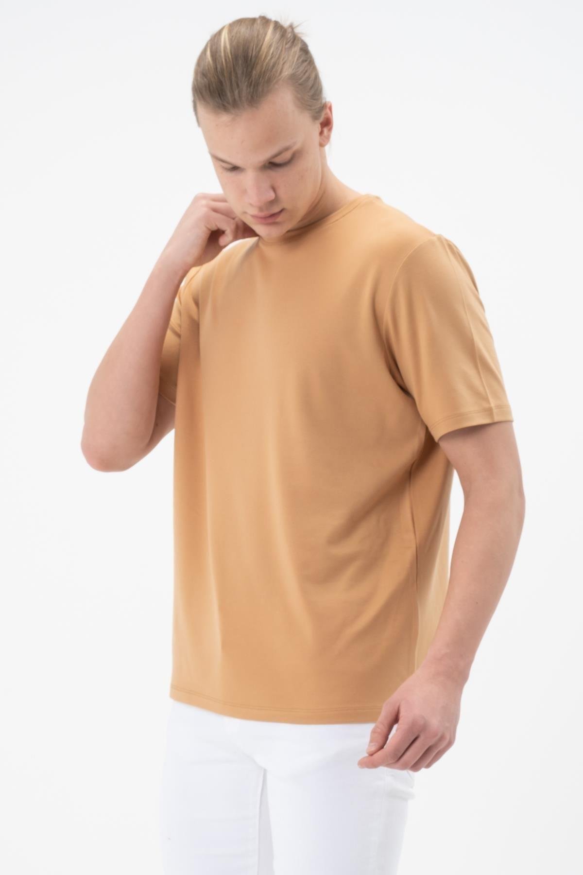Erkek Tişört Merserize T-shirt Oversize Tshirt