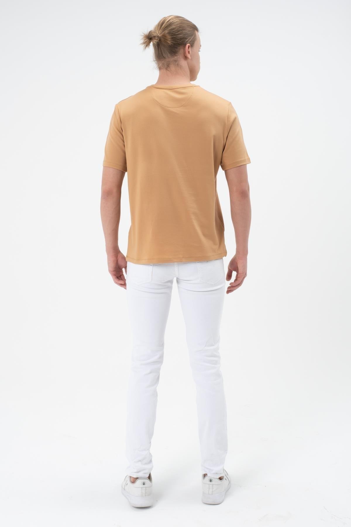 Erkek Tişört Merserize T-shirt Oversize Tshirt