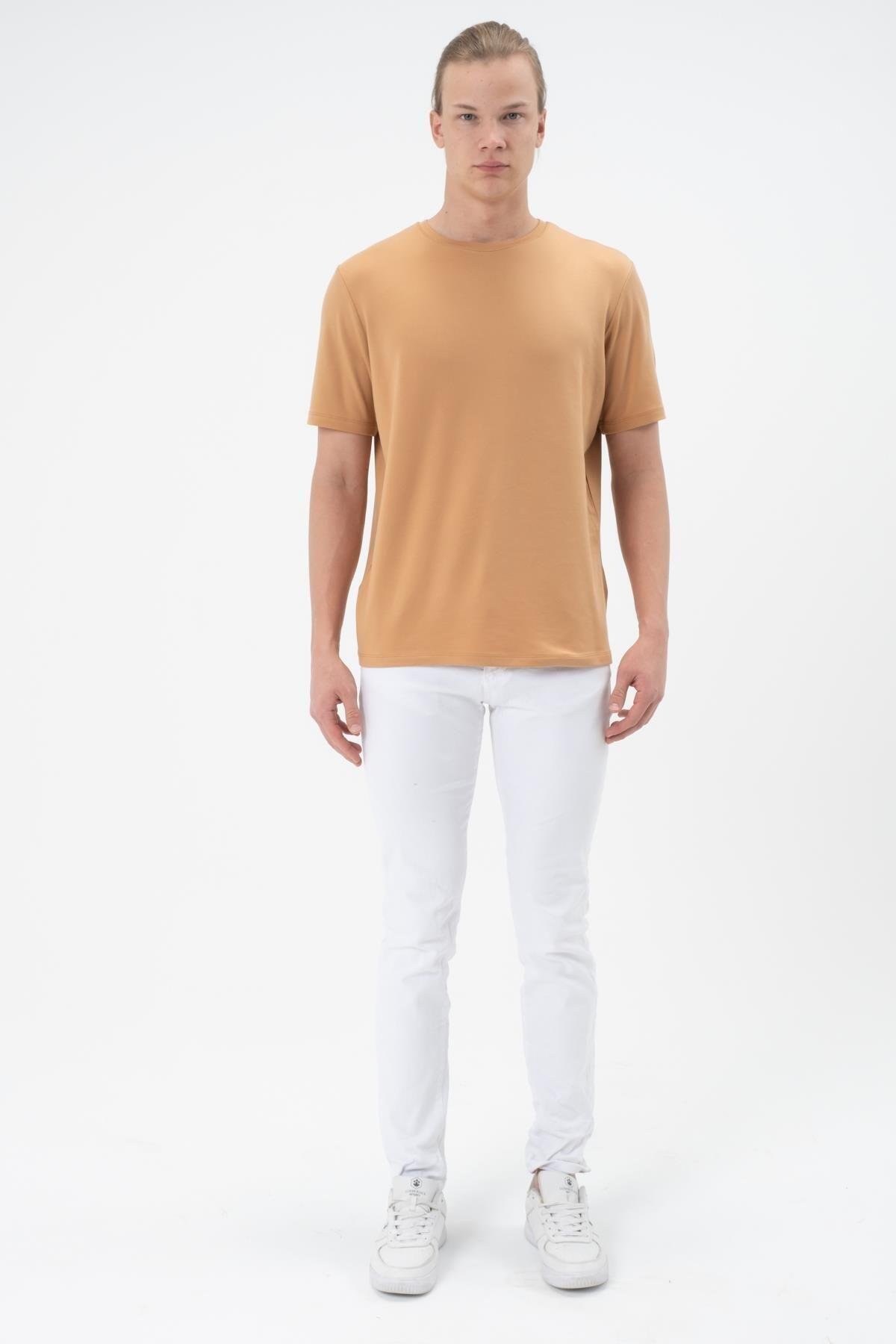 Erkek Tişört Merserize T-shirt Oversize Tshirt
