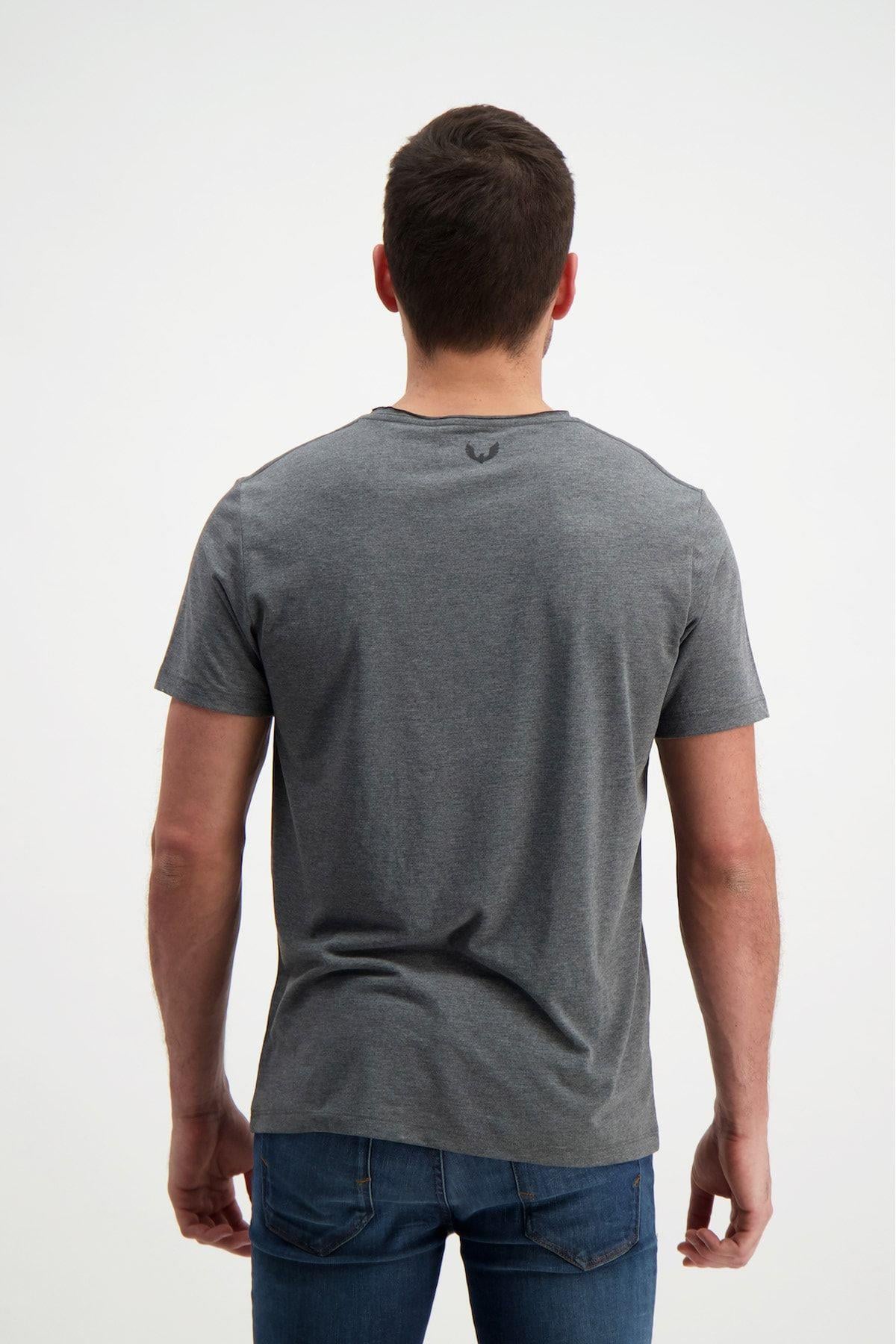 Gri Erkek Basic T-shirt