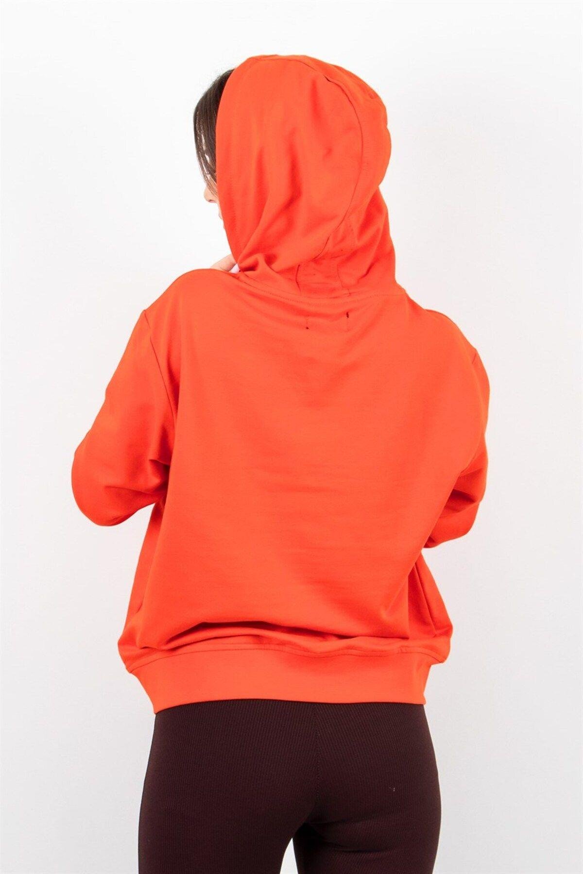 Kadın 2 Iplik Kapüşonlu Sweatshirt