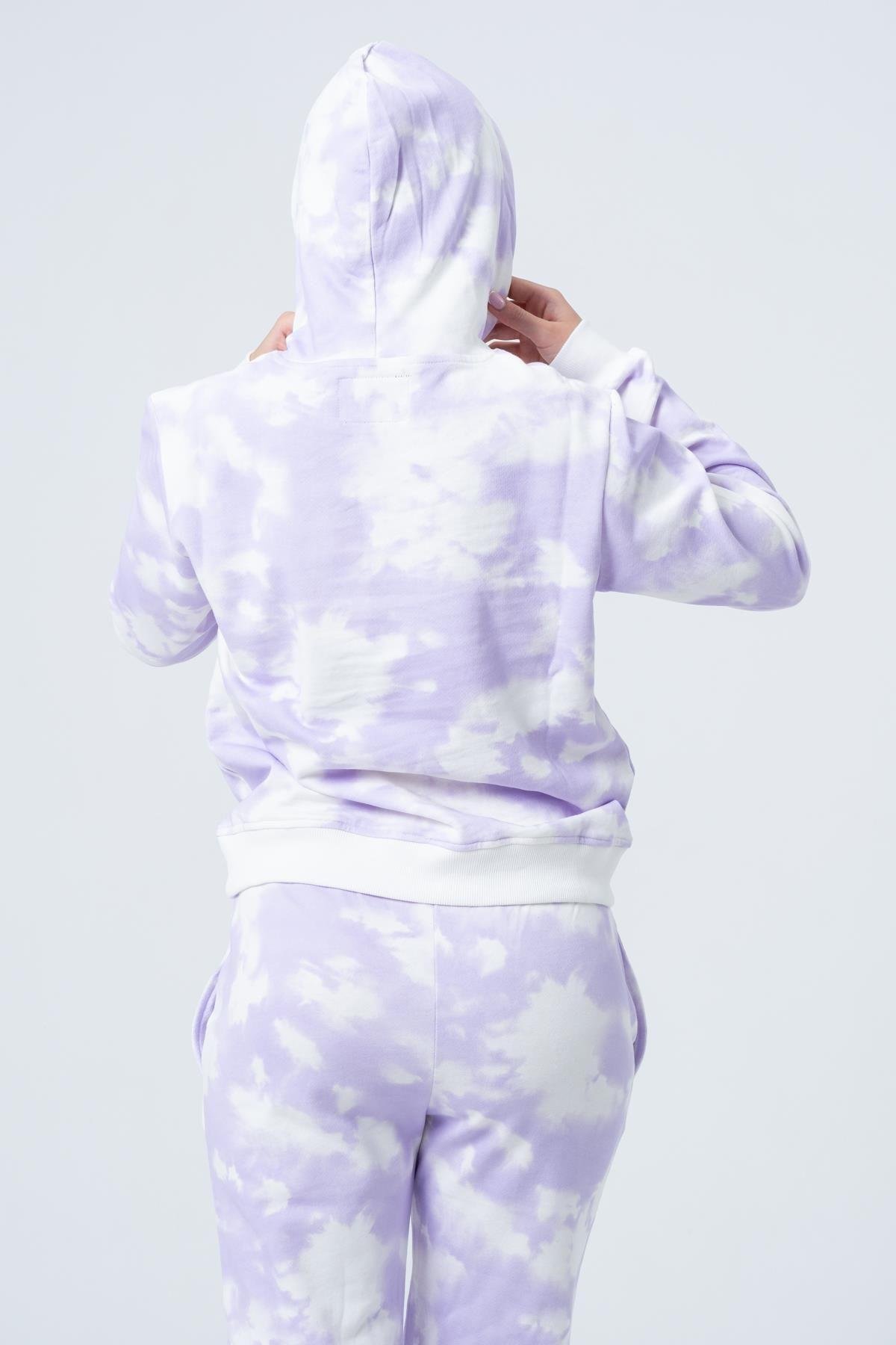Kadın Batik Kapüşonlu Sweatshirt