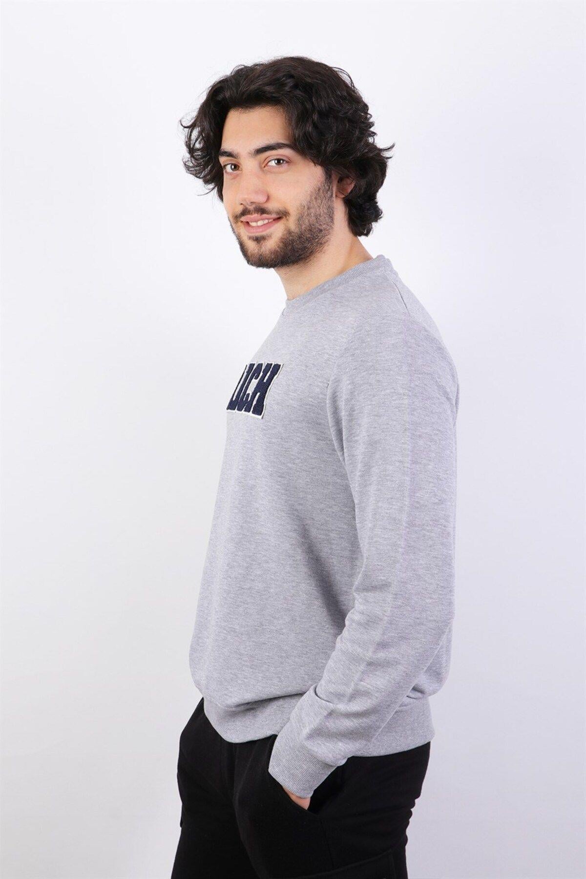Rich Erkek Baskılı Sweatshirt