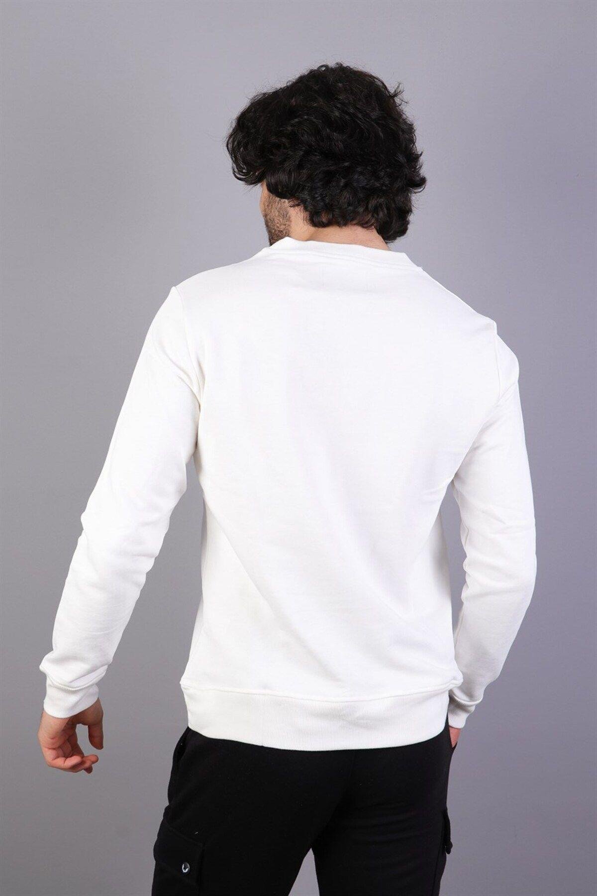 Rich Erkek Baskılı Sweatshirt