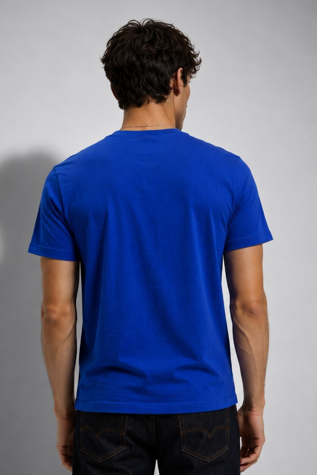Rich Erkek Bisiklet Yaka T-shirt