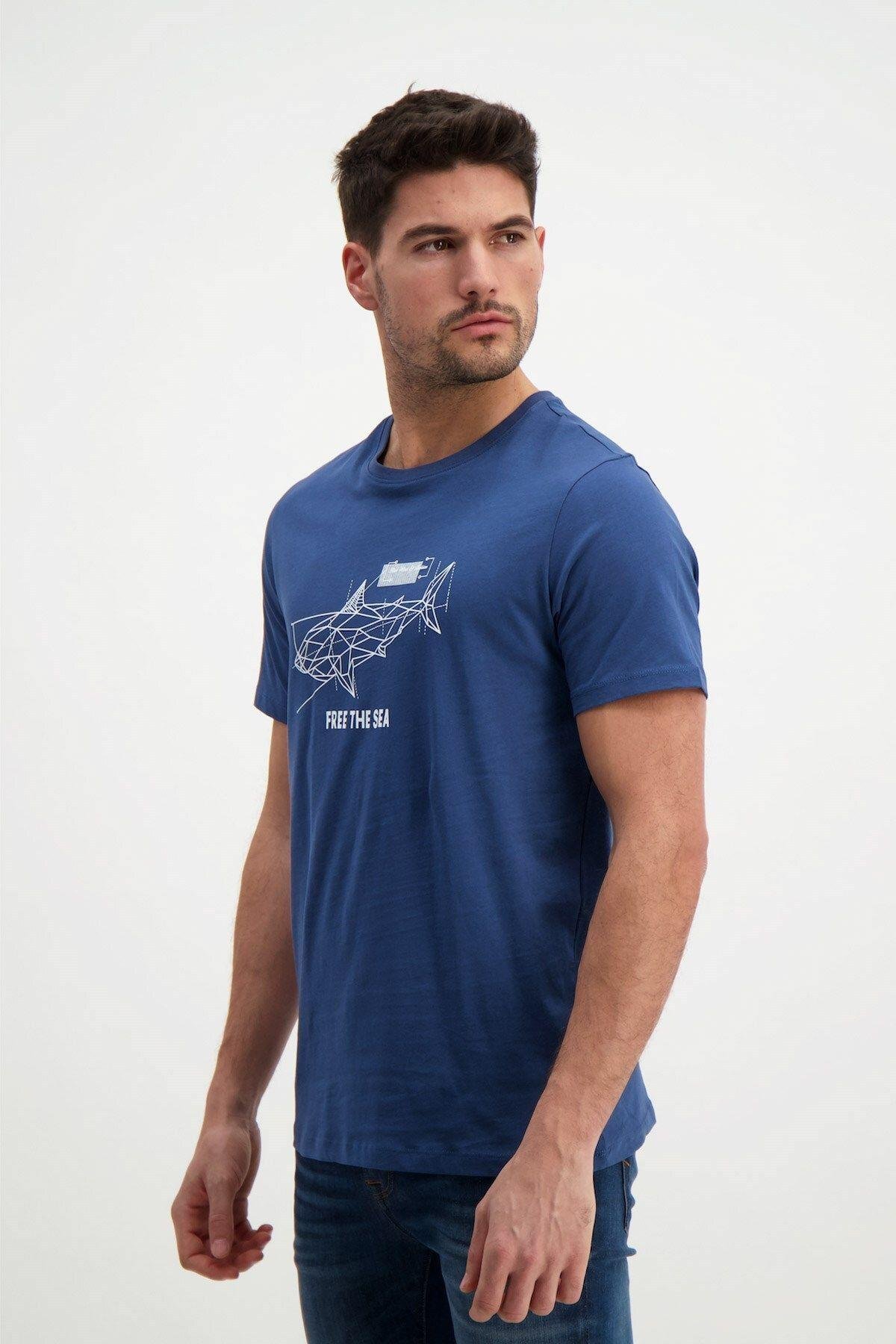 Rich Erkek Bisiklet Yaka T-shirt