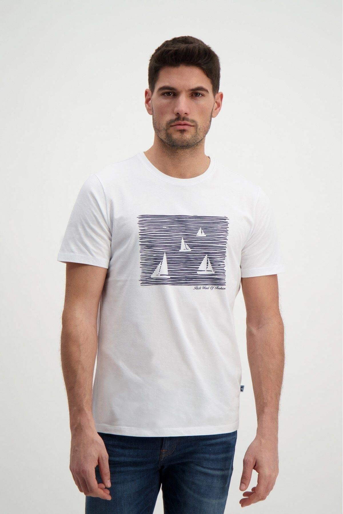 Rich Erkek Bisiklet Yaka T-shirt
