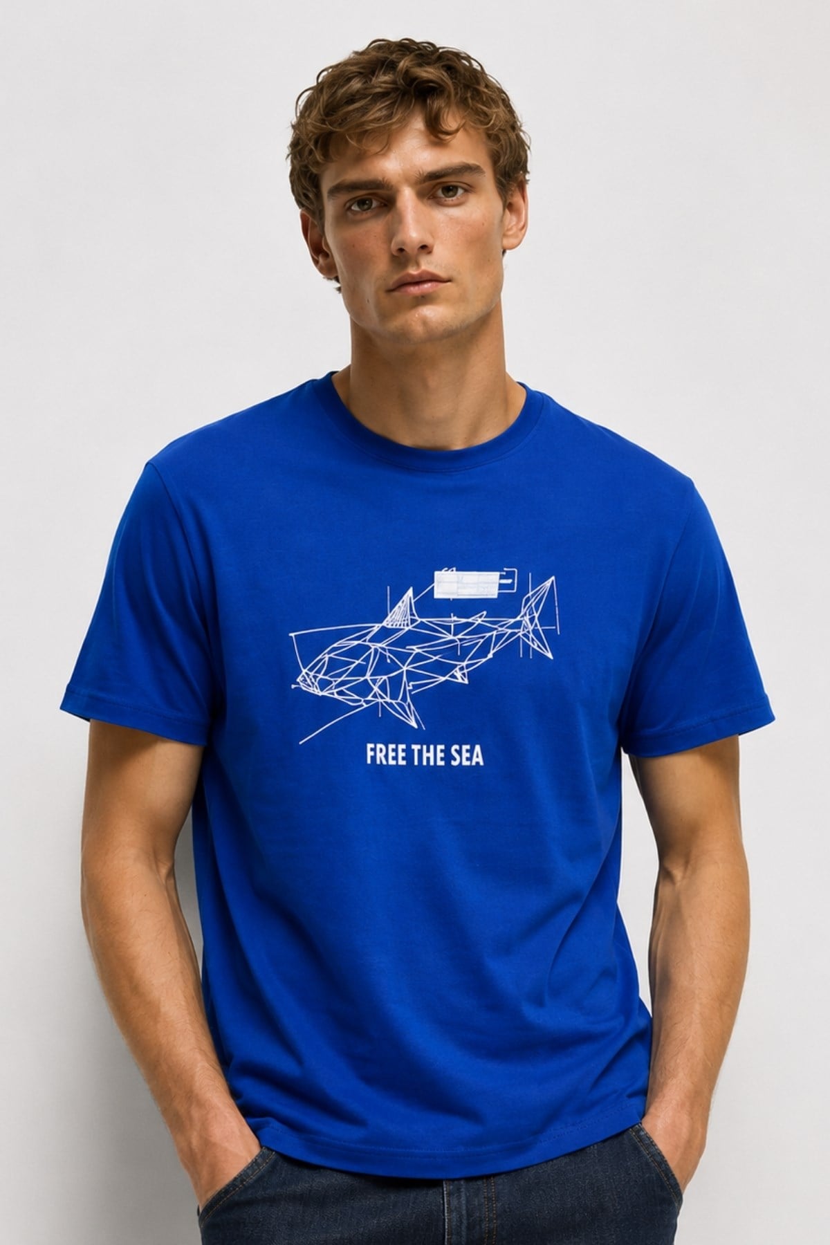 Rich Erkek Bisiklet Yaka T-shirt