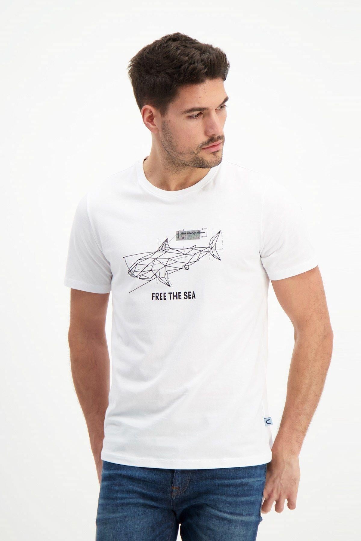 Rich Erkek Bisiklet Yaka T-shirt