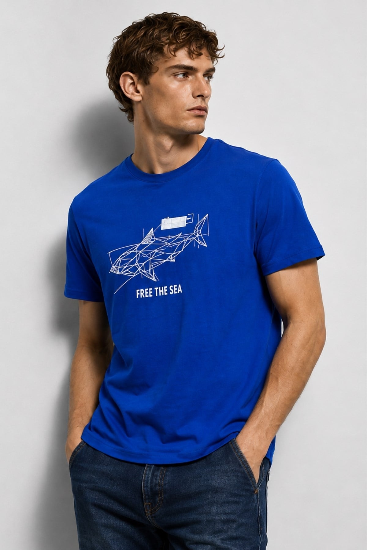 Rich Erkek Bisiklet Yaka T-shirt