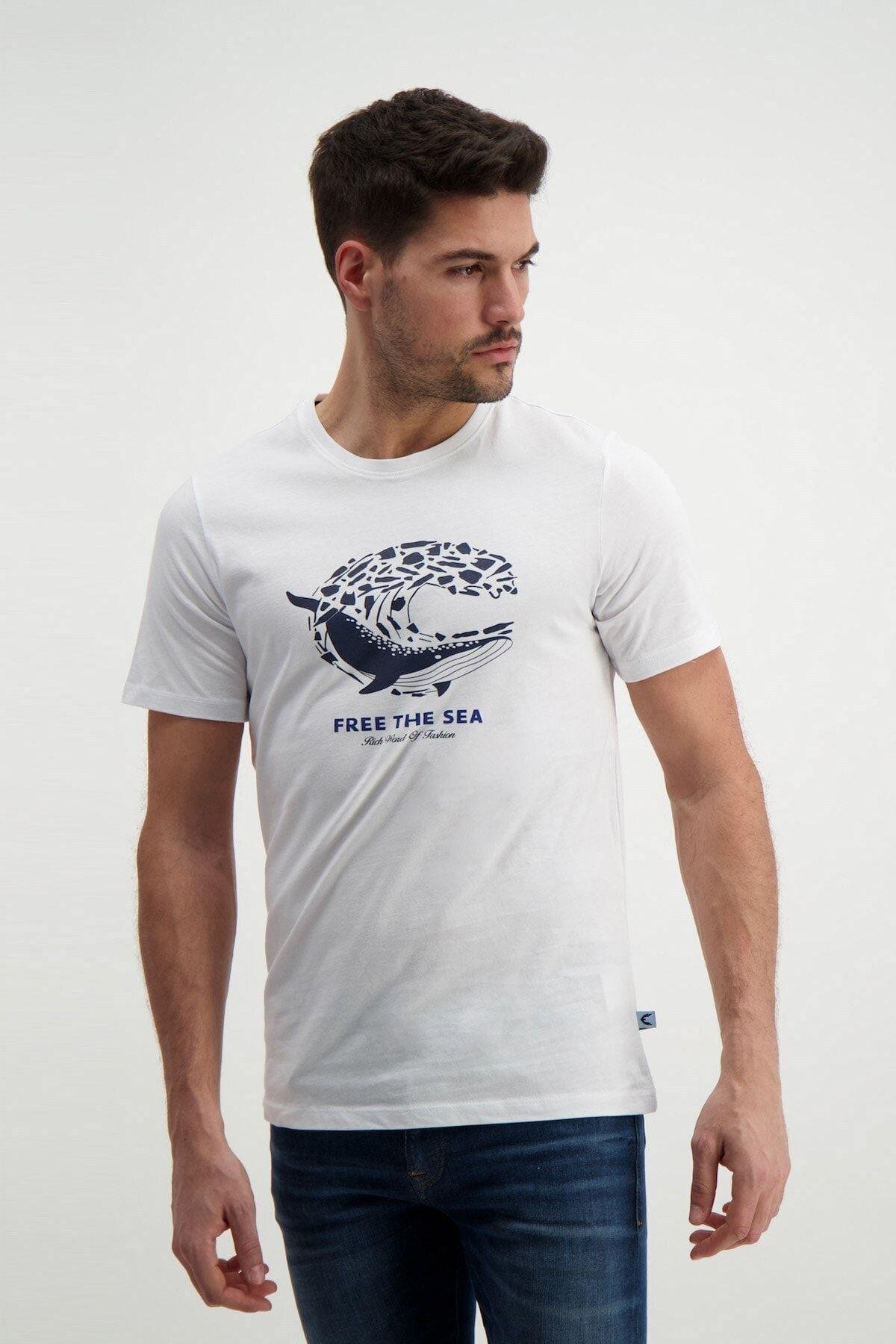 Rich Erkek Bisiklet Yaka T-shirt