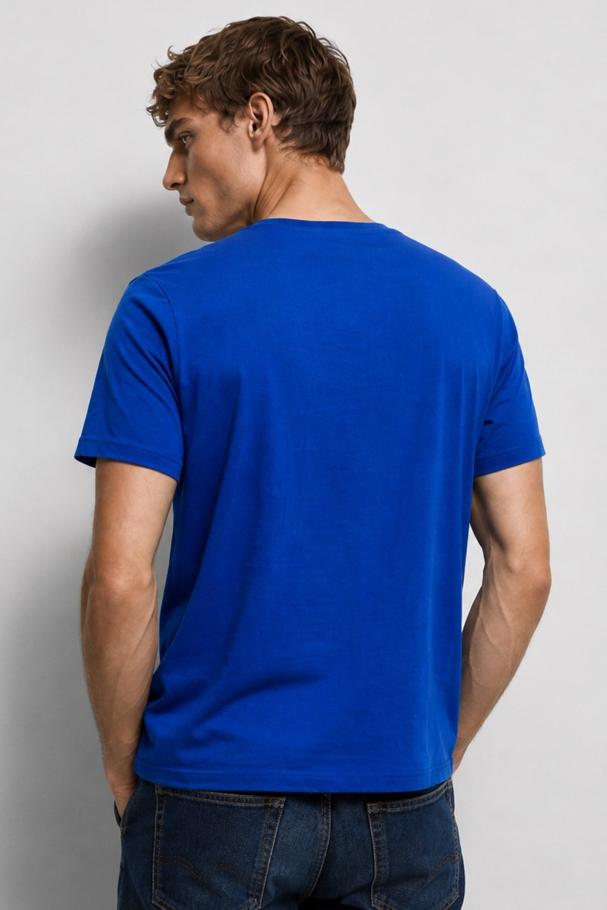 Rich Erkek Bisiklet Yaka T-shirt