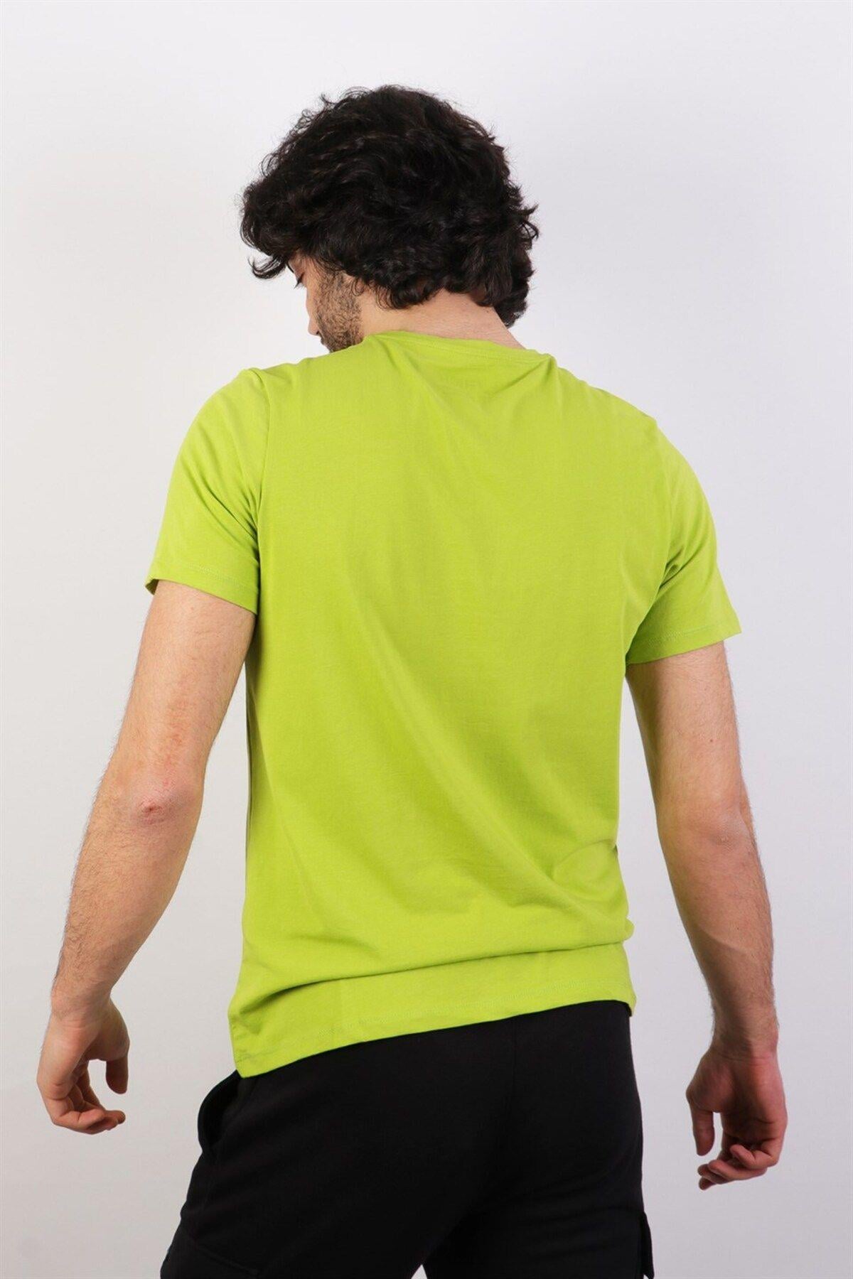 Rich Erkek Logo Baskılı T-shirt %100 Pamuk Tişört