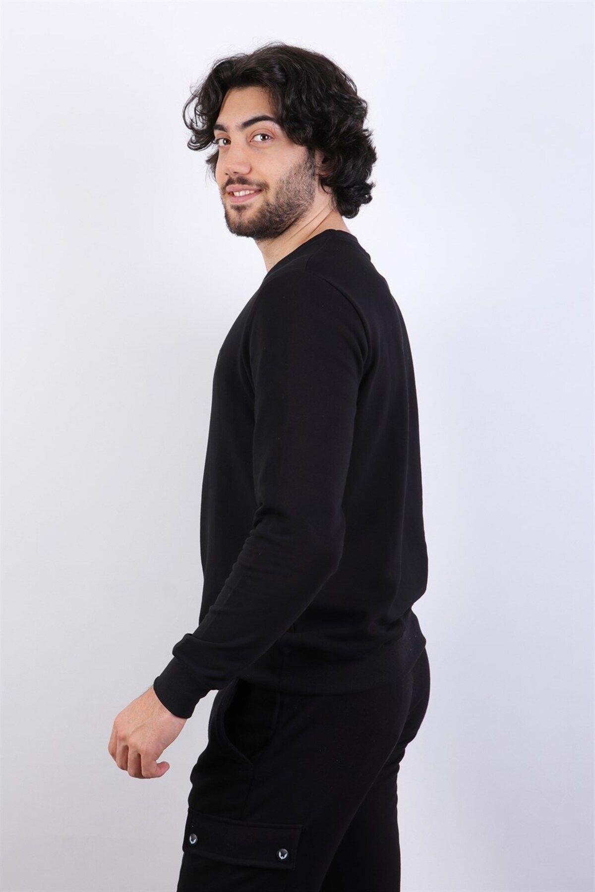 Rich Erkek Logo Nakışlı Sweatshirt