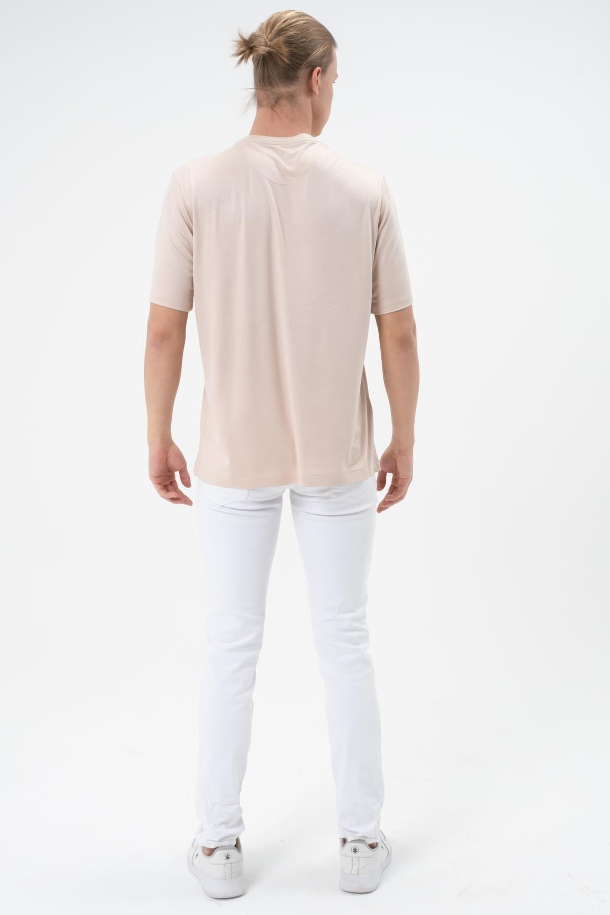 Yazlık Erkek Oversize Tişört – Yazlık T-shirt - Merserize Tişört