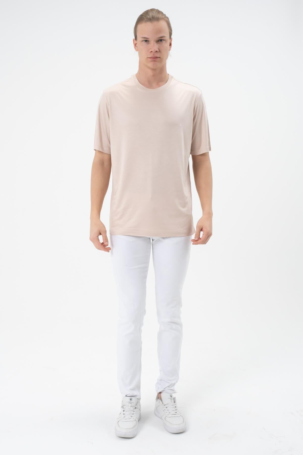 Yazlık Erkek Oversize Tişört – Yazlık T-shirt - Merserize Tişört