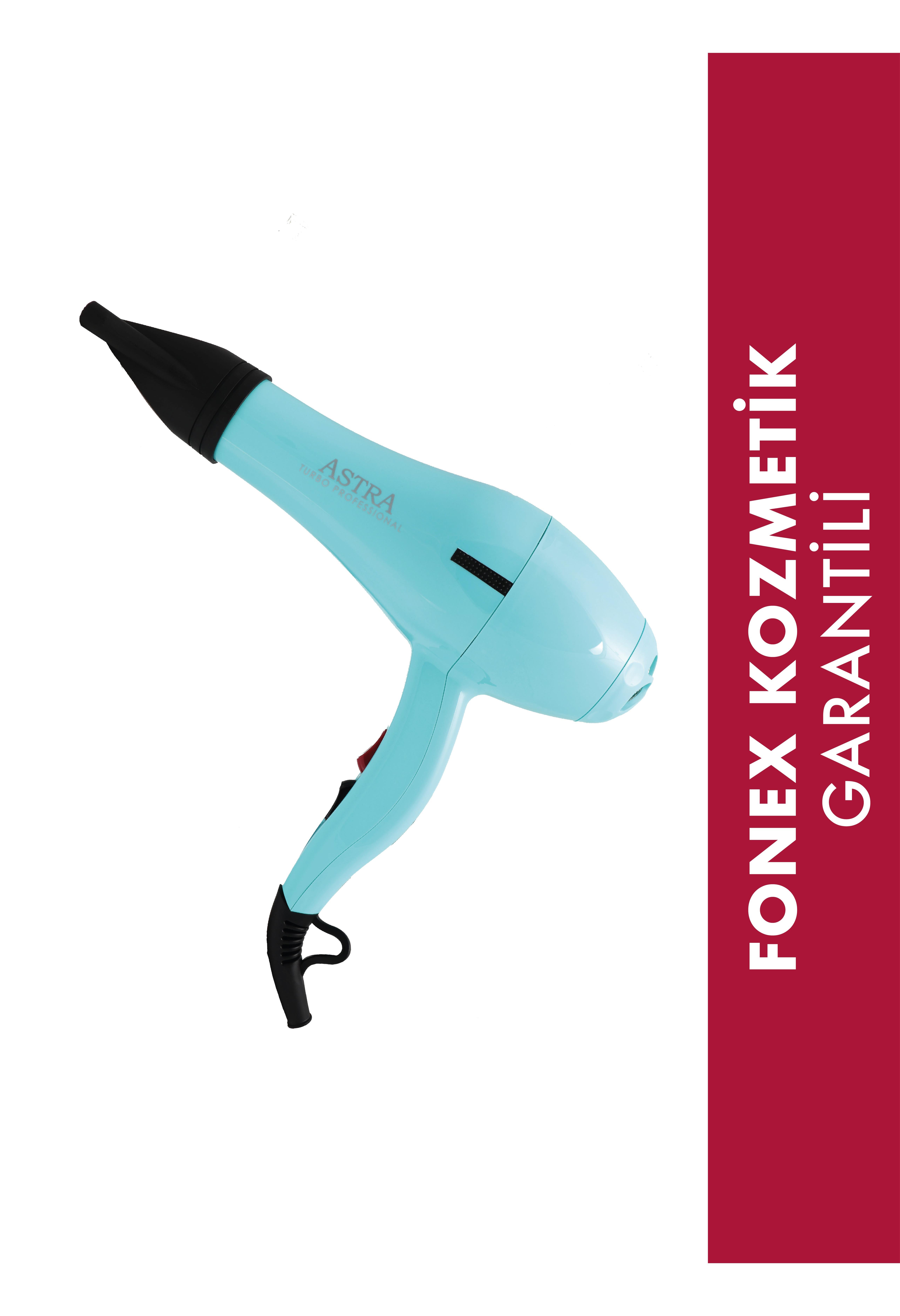 Astra 8818 Saç Kurutma ve Fön Makinası 2400 WATT (Turkuaz)