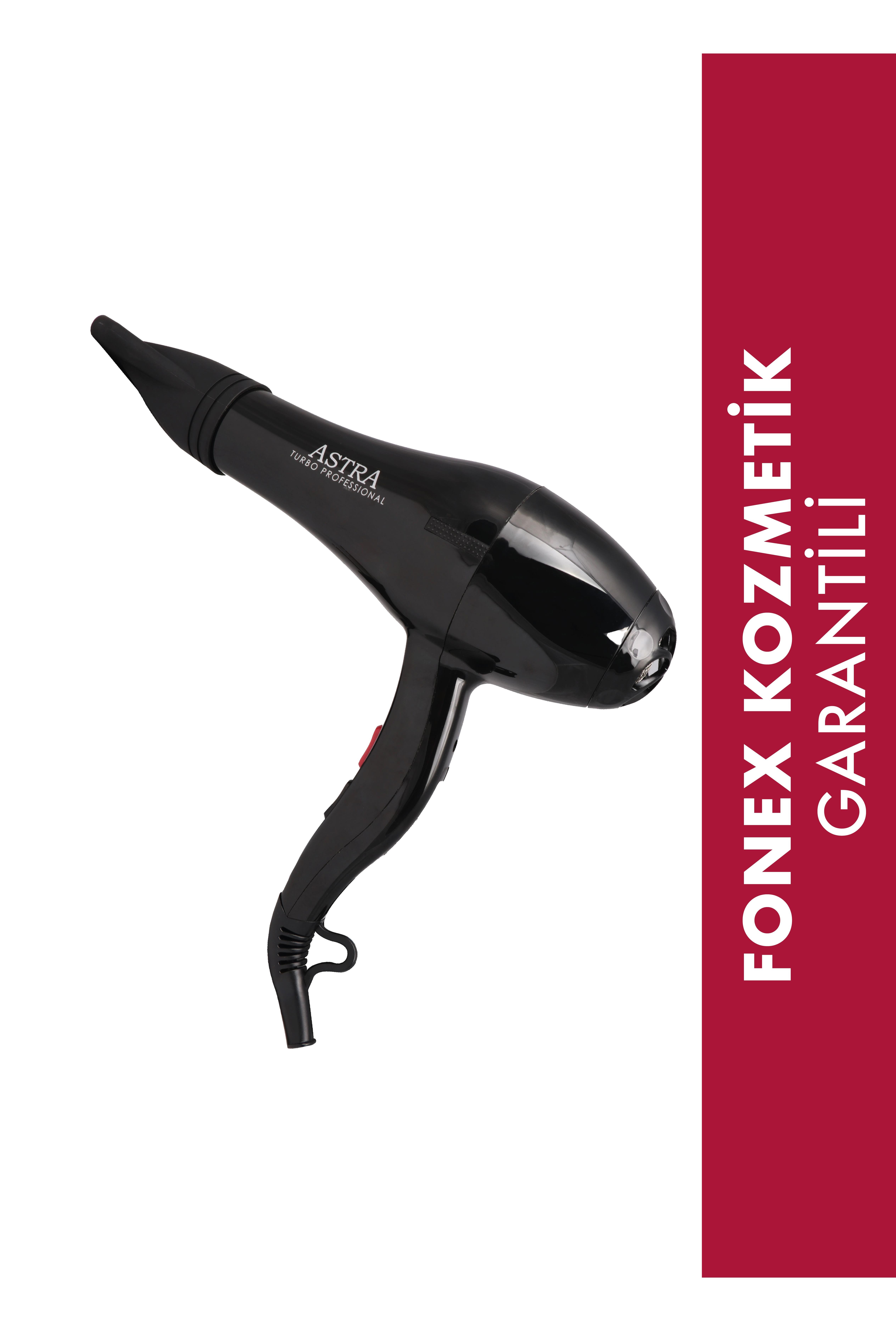 Astra 8818 Saç Kurutma ve Fön Makinası 2400 WATT (Siyah)