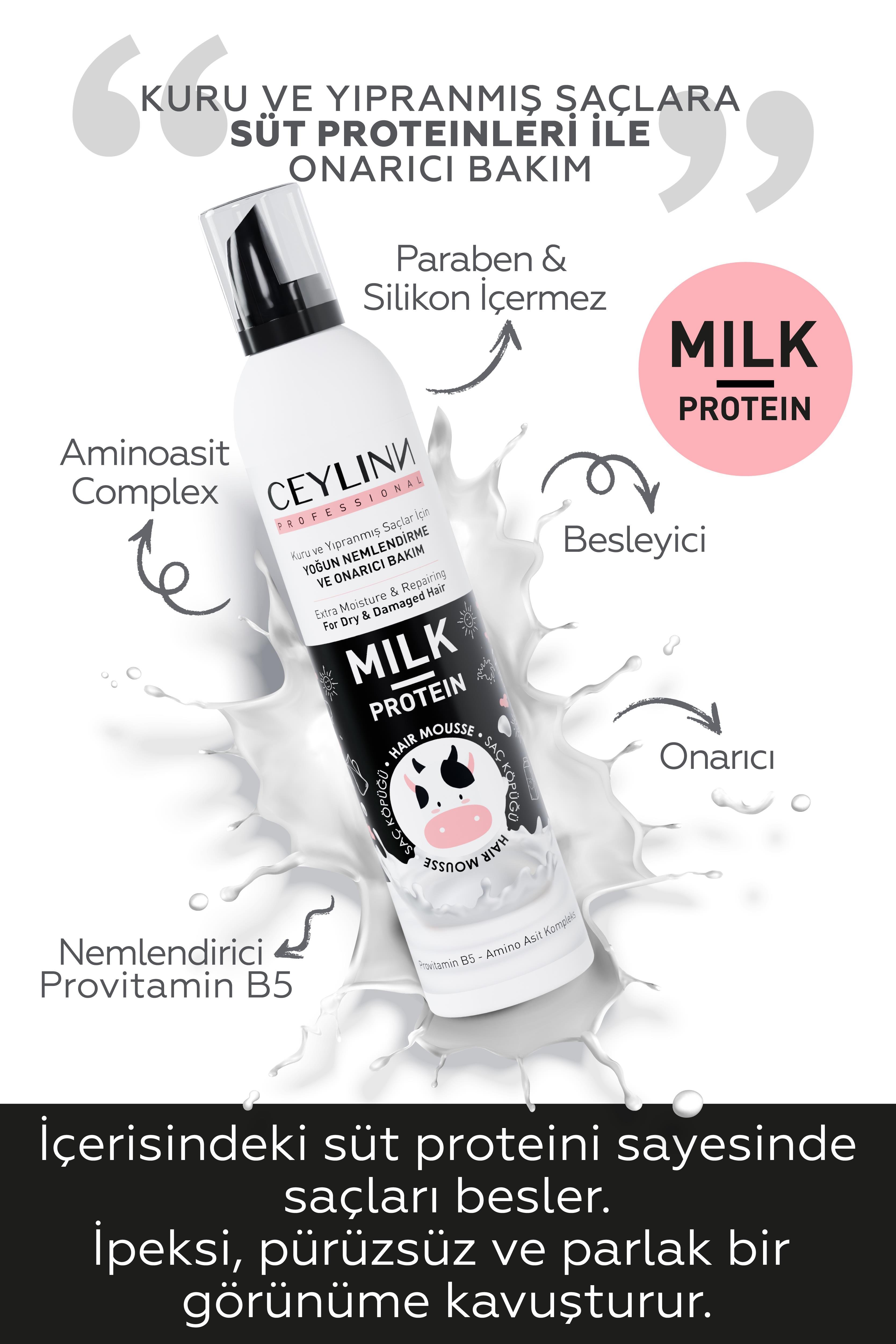 Ceylinn Milk Protein Saç Köpüğü 300 ML