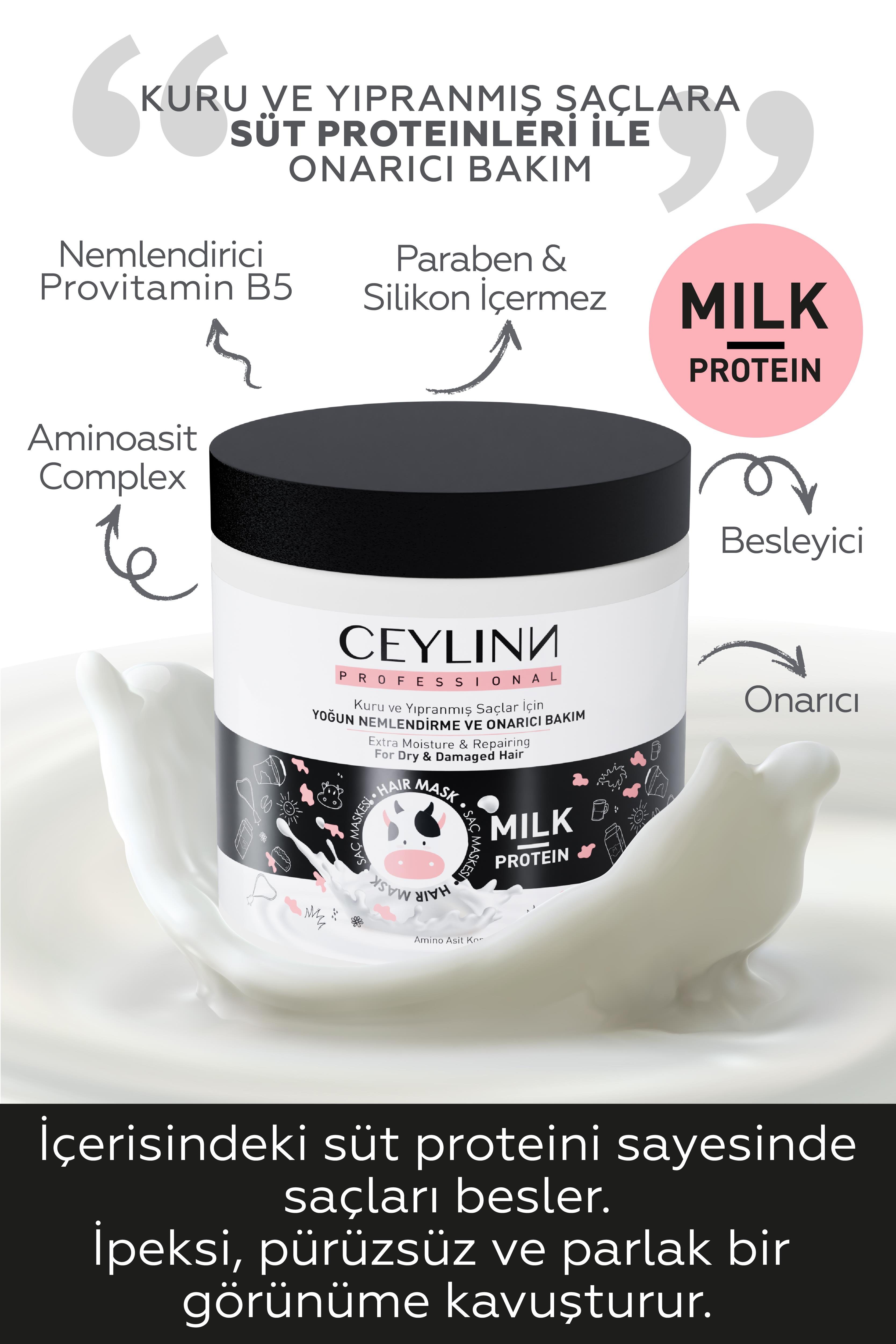 Ceylinn Milk Protein Saç Maskesi 500 ML